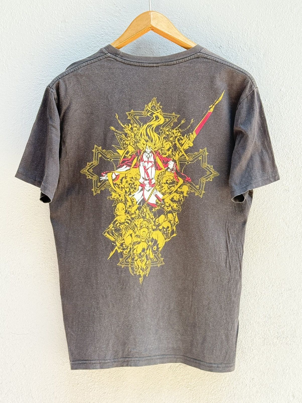 Anime Thrashed Vintage Anime Dies Irae Animation Project Sun Faded Size US L / EU 52-54 / 3 - 1 Thumbnail