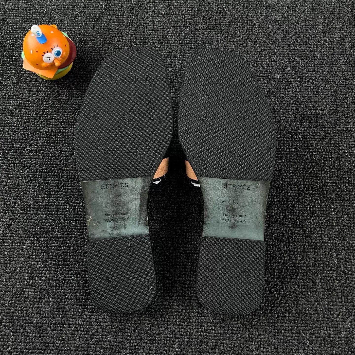 Hermes HERMES H Pink Suede Slipper Size 37 Size US 6.5 / IT 36.5 - 6 Thumbnail