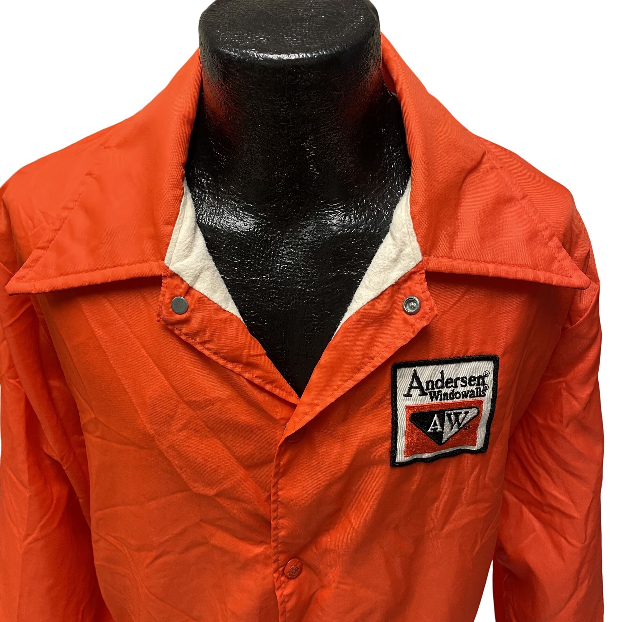Other Vtg Holloway Snap Windbreaker ANDERSON WINDOWALLS Jacket Size US XL / EU 56 / 4 - 3 Thumbnail