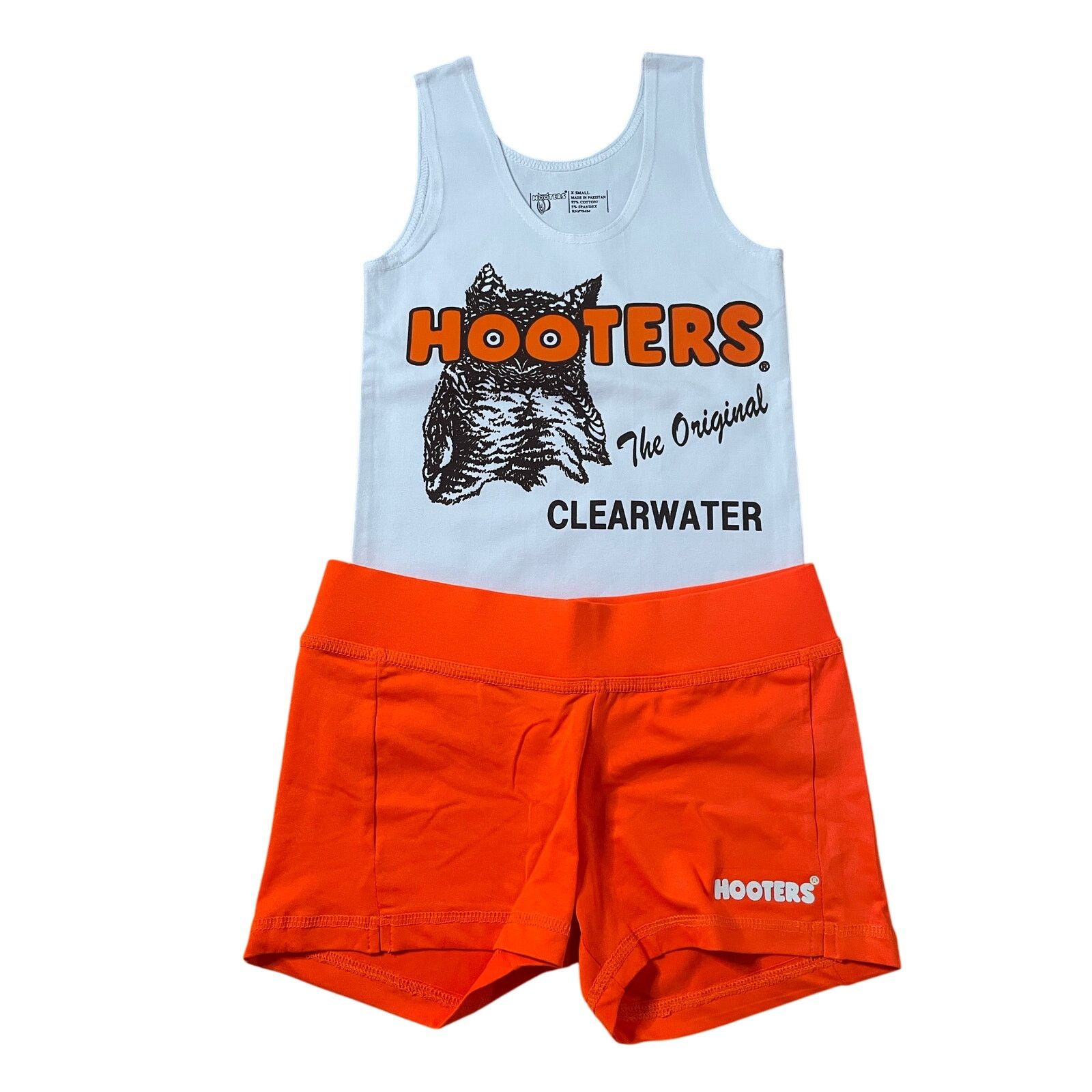 Other New Hooters Tank Shorts Pouch Name Tag Socks Pantyhose Xs Size XS / US 0-2 / IT 36-38 - 7 Thumbnail