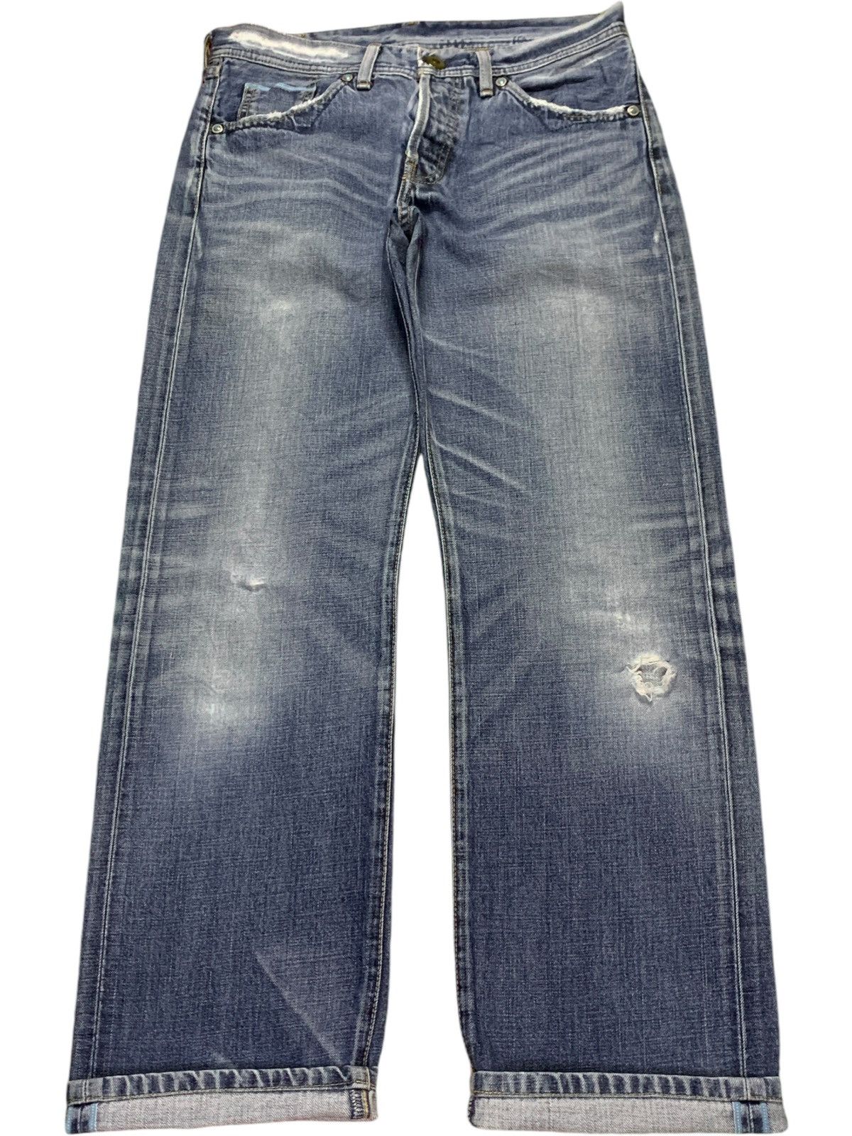 Levi's Vintage 90s Levis 705 Faded Wash Selvedge Loose Jeans Size US 30 / EU 46 - 1 Thumbnail