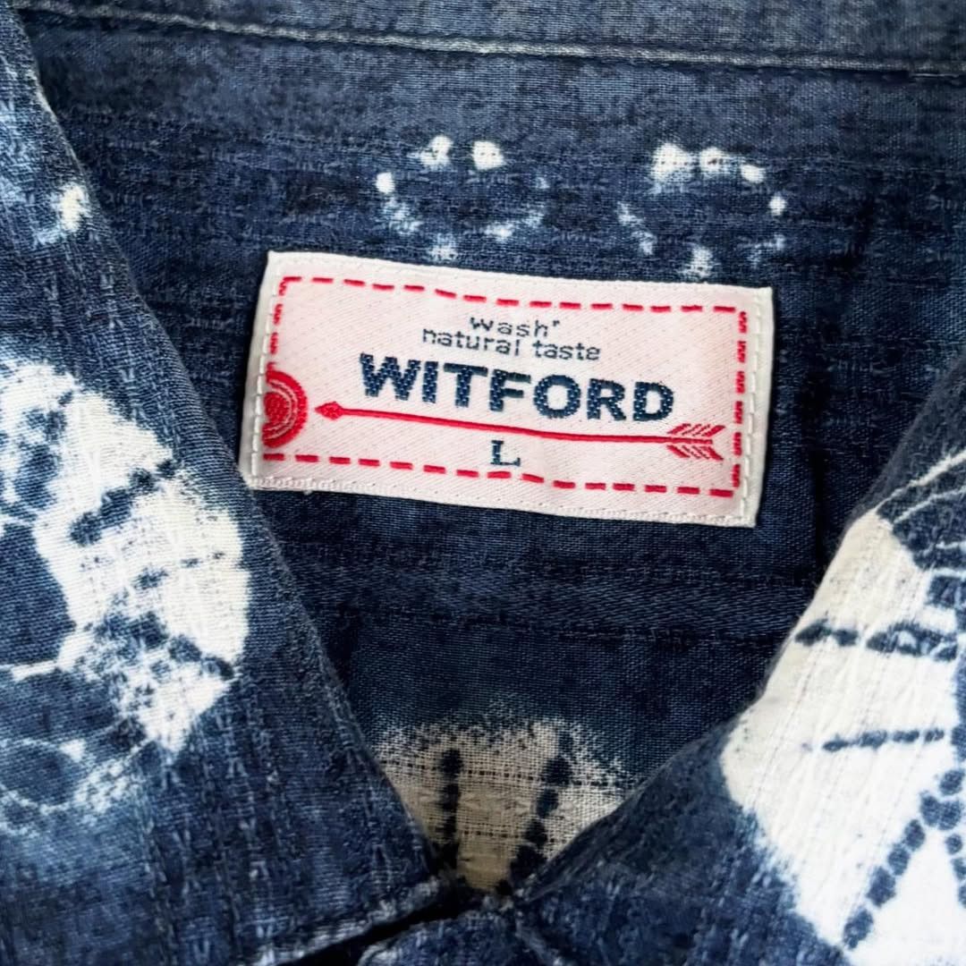 Indigo Witford Shibori Indigo Dyed Shirt Size US L / EU 52-54 / 3 - 3 Thumbnail