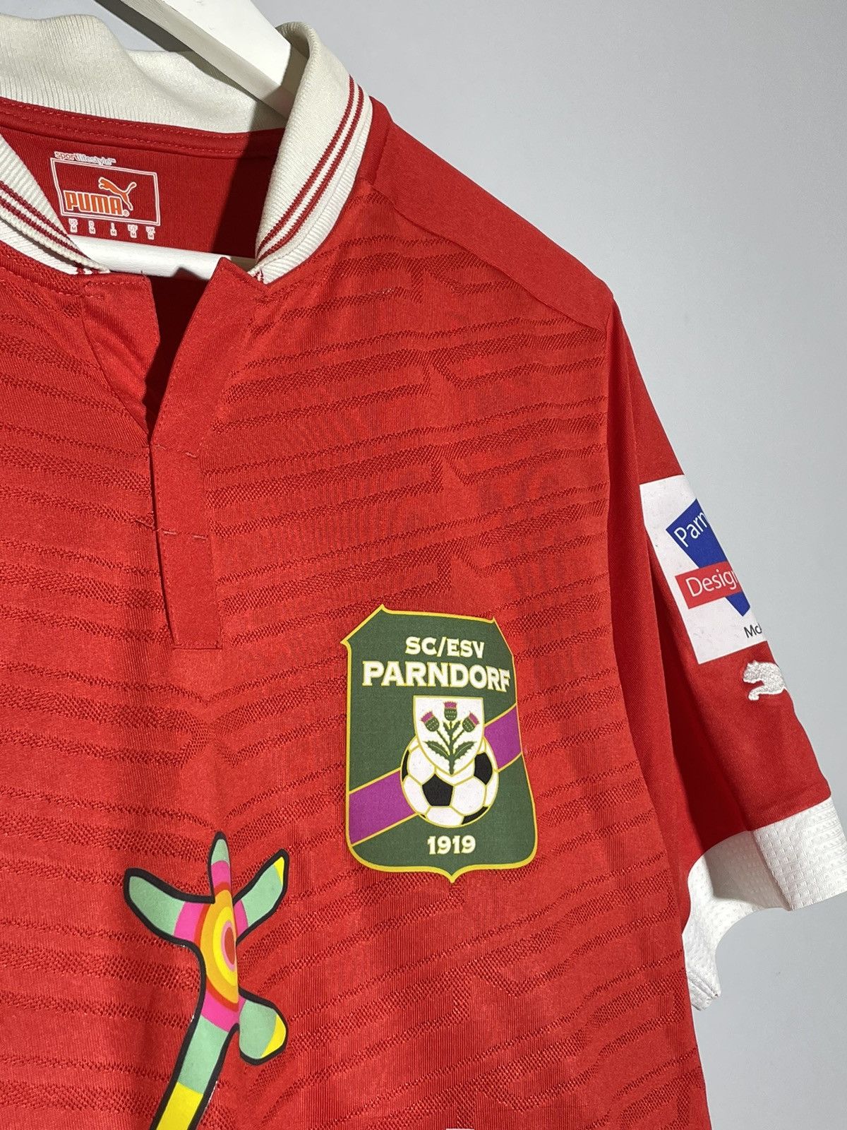 Puma #22 Salamon SC ESV Parndorf Puma Soccer Jersey Size US M / EU 48-50 / 2 - 4 Thumbnail