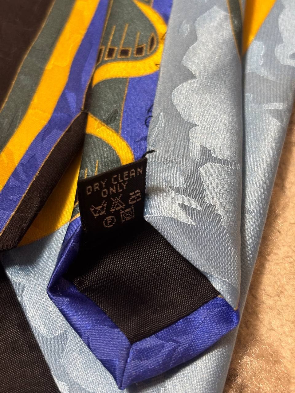 Vintage RICCARDO GABRIELE VINTAGE Silk tie Made in Italy Size ONE SIZE - 7 Thumbnail