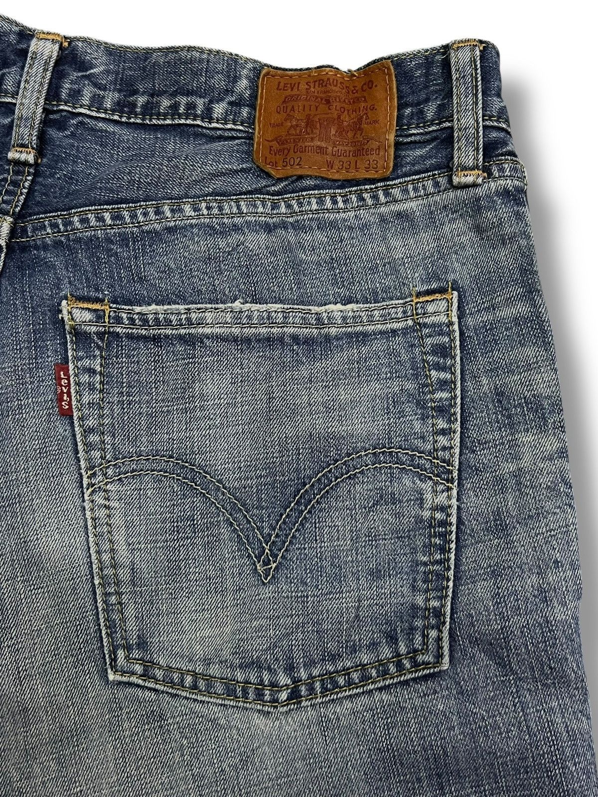 Levi's Vintage Levi’s 502 - Faded Wash, Distressed Denim Size US 33 - 8 Thumbnail