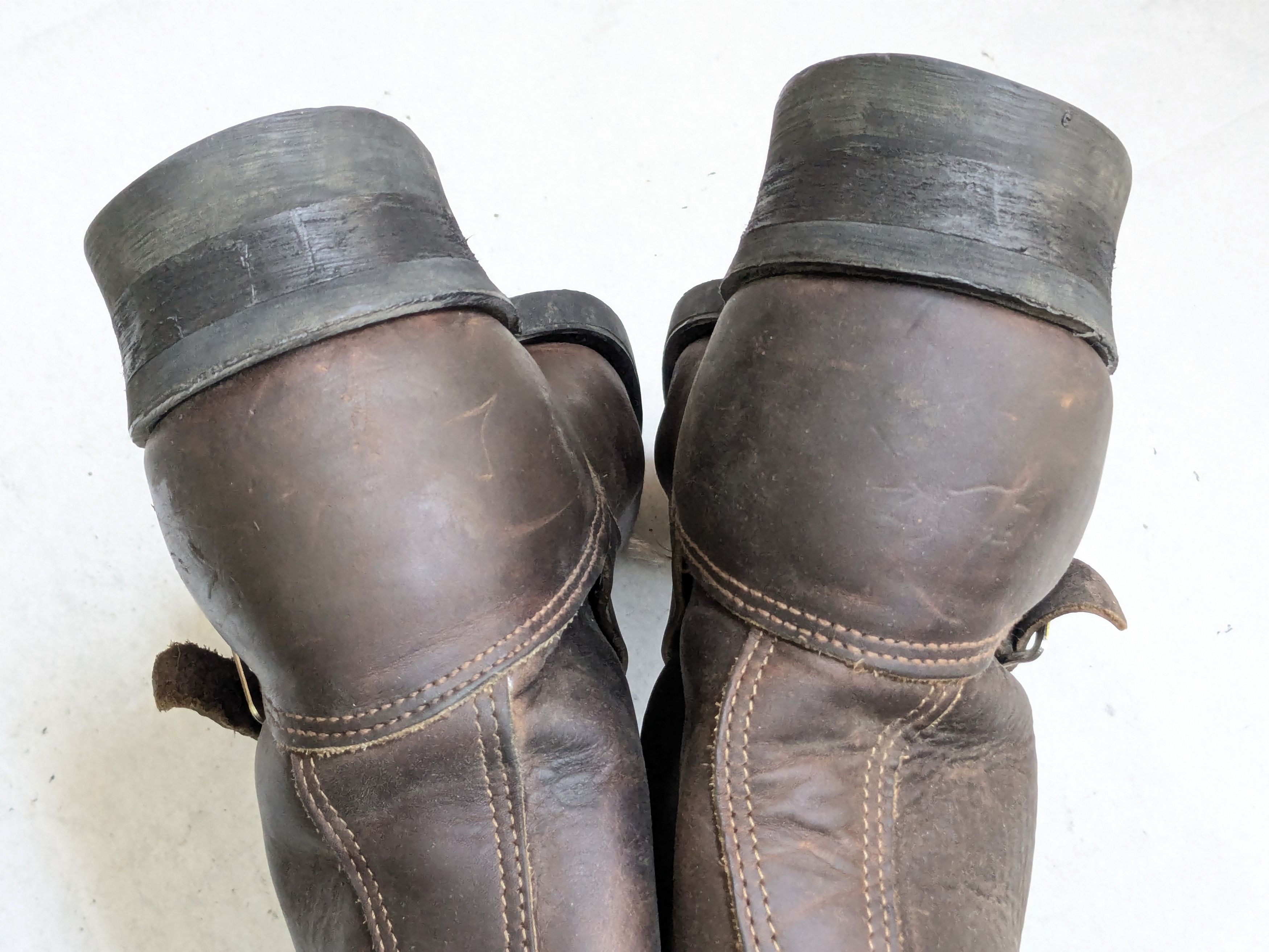 Frye Frye Engineer Boots Brown 12 M Leather Buckle Size US 12 / EU 45 - 14 Thumbnail