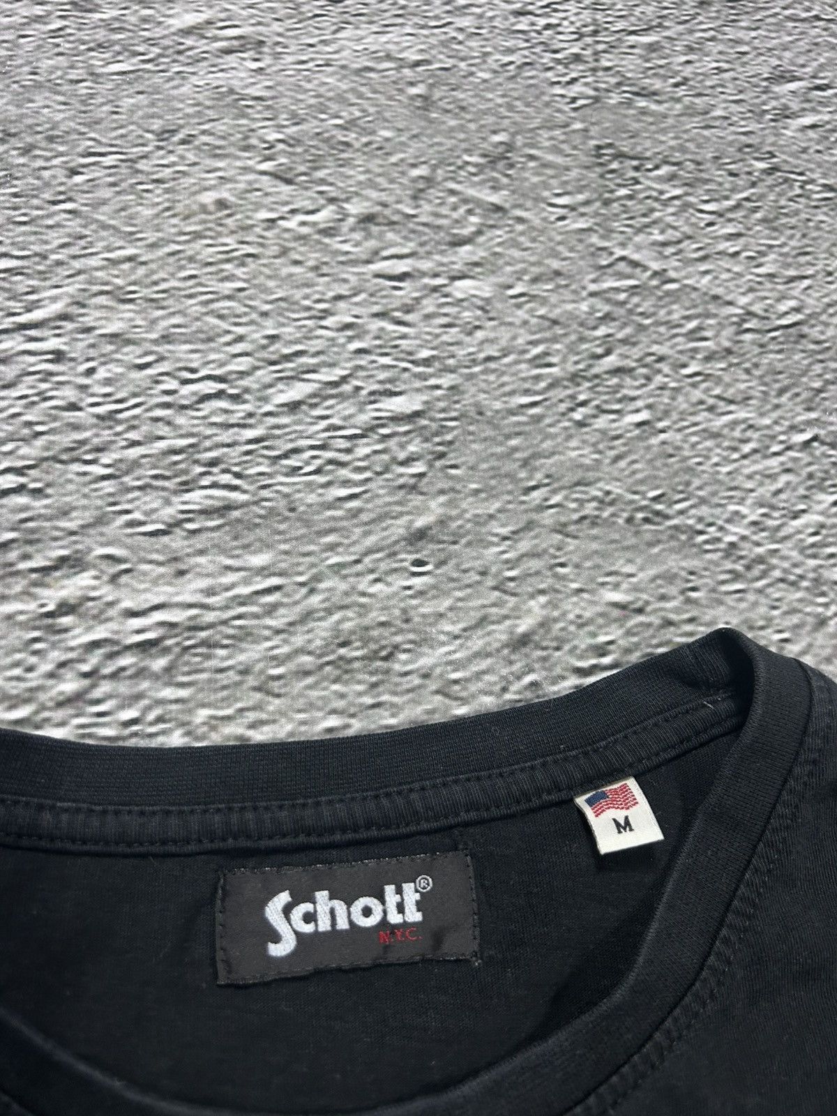 Schott × Vintage Schott NYC T-Shirt vintage Black bikers and beers Size US M / EU 48-50 / 2 - 3 Thumbnail