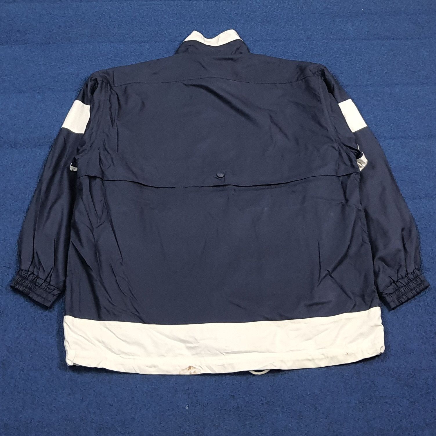 Sergio Tacchini Vintage Sergio Tacchini Navy Full Zip Jacket C302N20 Size US XL / EU 56 / 4 - 4 Thumbnail