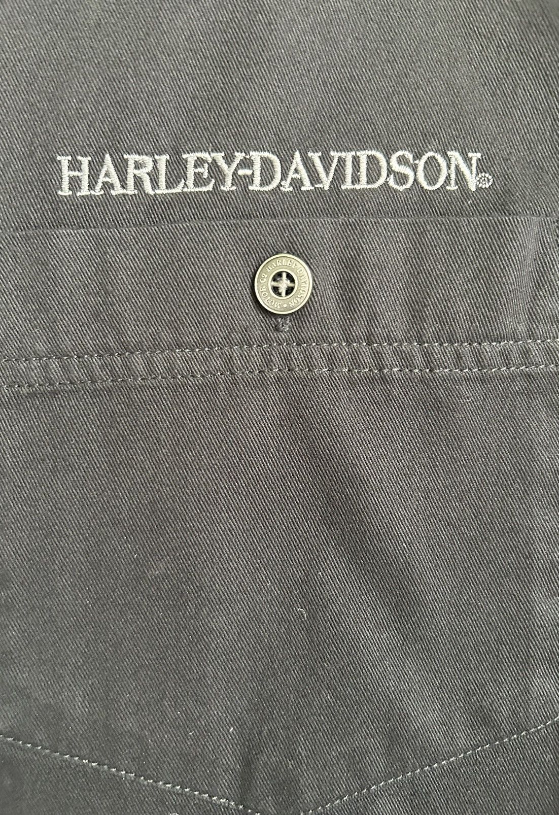 Harley Davidson Embroidered Harley Davidson button up Long sleeve Size US M / EU 48-50 / 2 - 4 Thumbnail