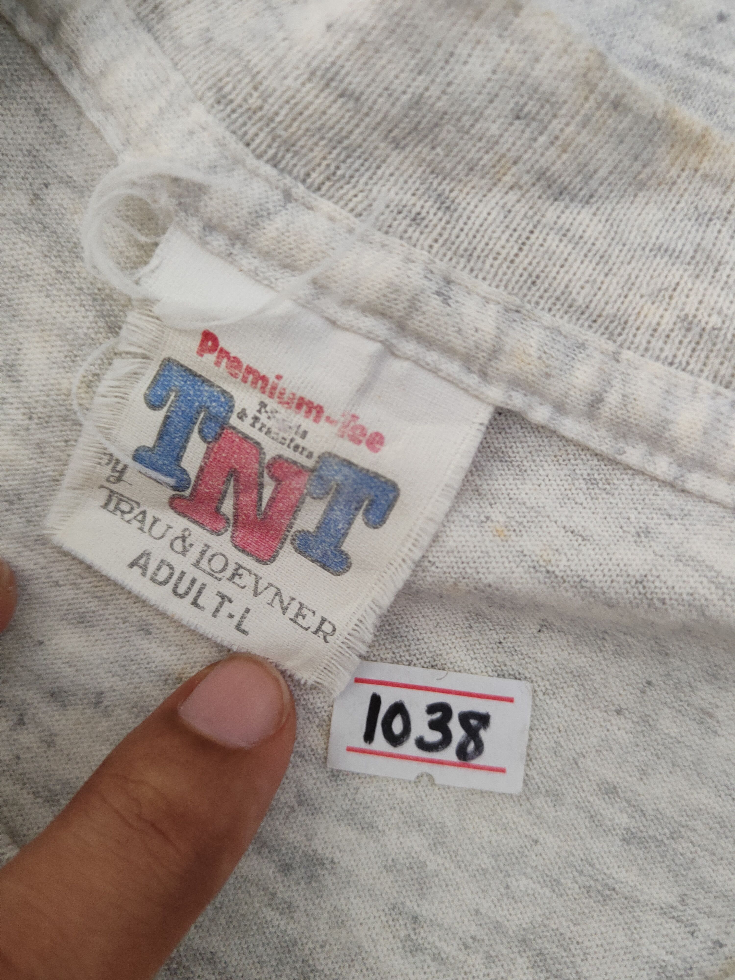 MLB × Vintage DL Trau & Loevner Pittburgh Gray Short Sleeve T-shirt #1038 Size US M / EU 48-50 / 2 - 11 Thumbnail