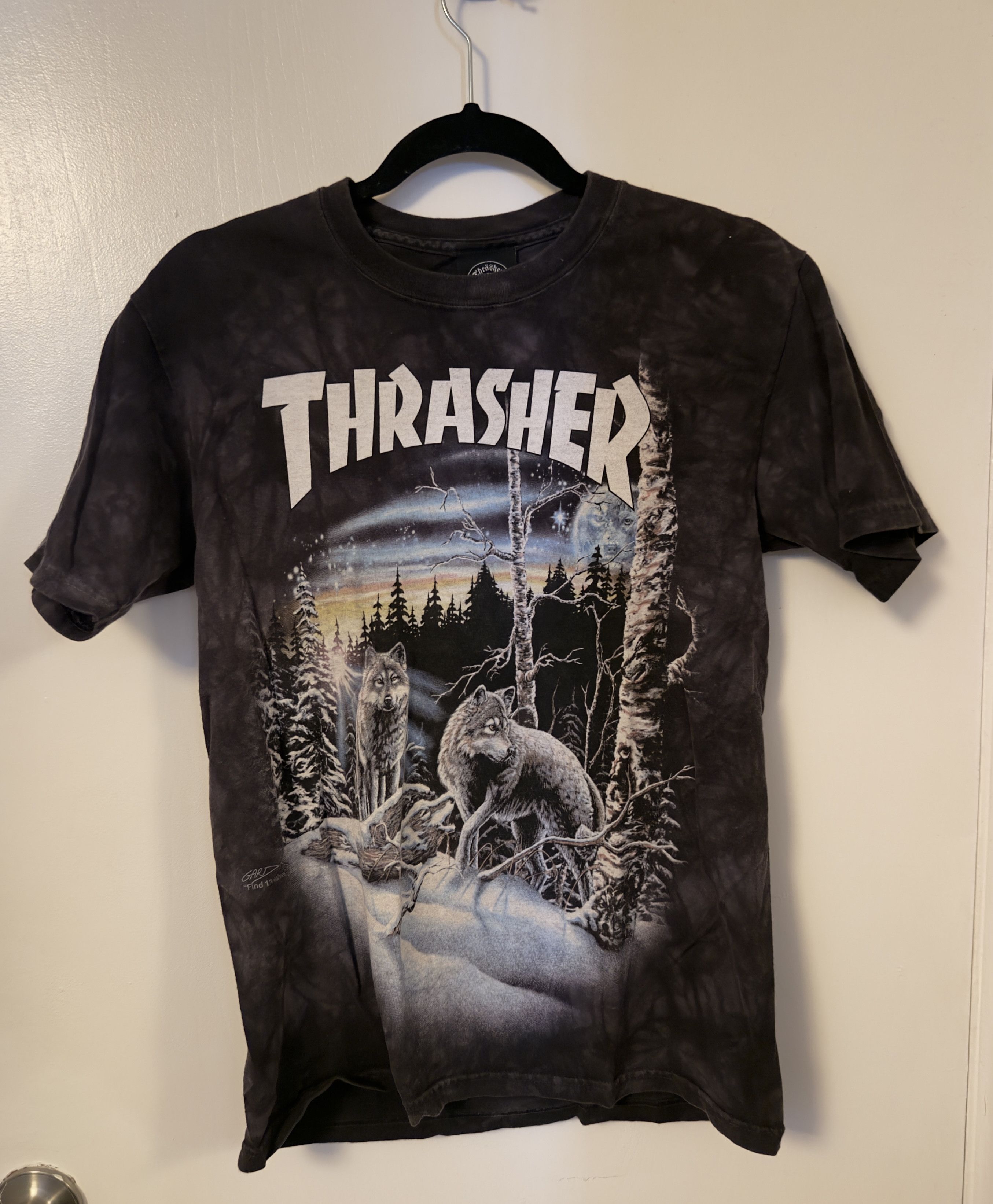 Thrasher Thrasher 13 Wolves Tee Black Tie Dye Size S Size US S / EU 44-46 / 1 - 1 Thumbnail