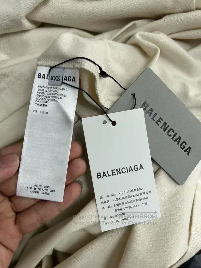 Balenciaga Balenciaga Classic Embroidered Slogan Small Logo Alphabet Size US XXS / EU 40 - 4 Thumbnail