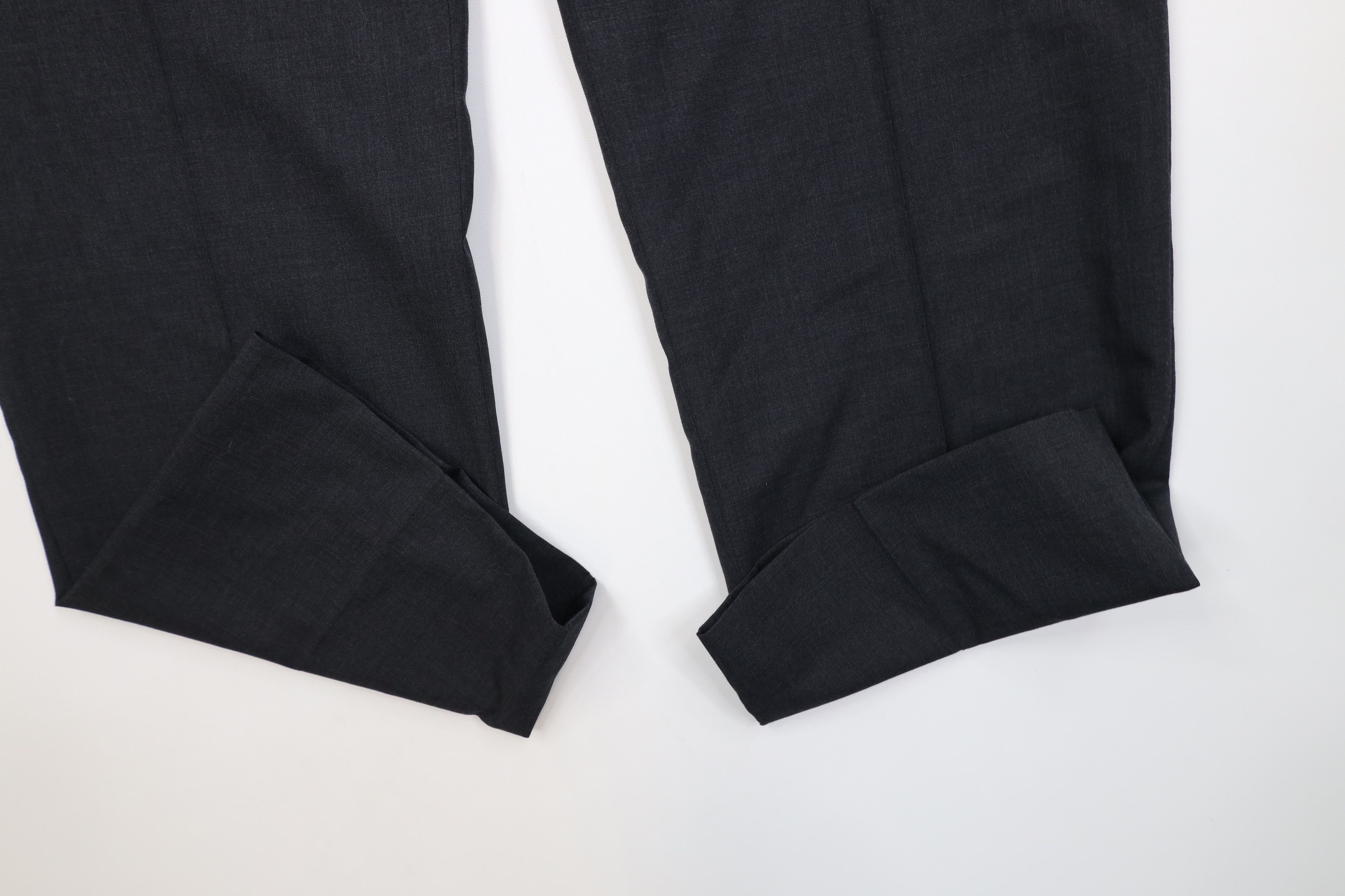Vintage Vintage 90s Streetwear Wide Leg Chino Pants Charcoal Gray Size US 42 / EU 58 - 5 Thumbnail