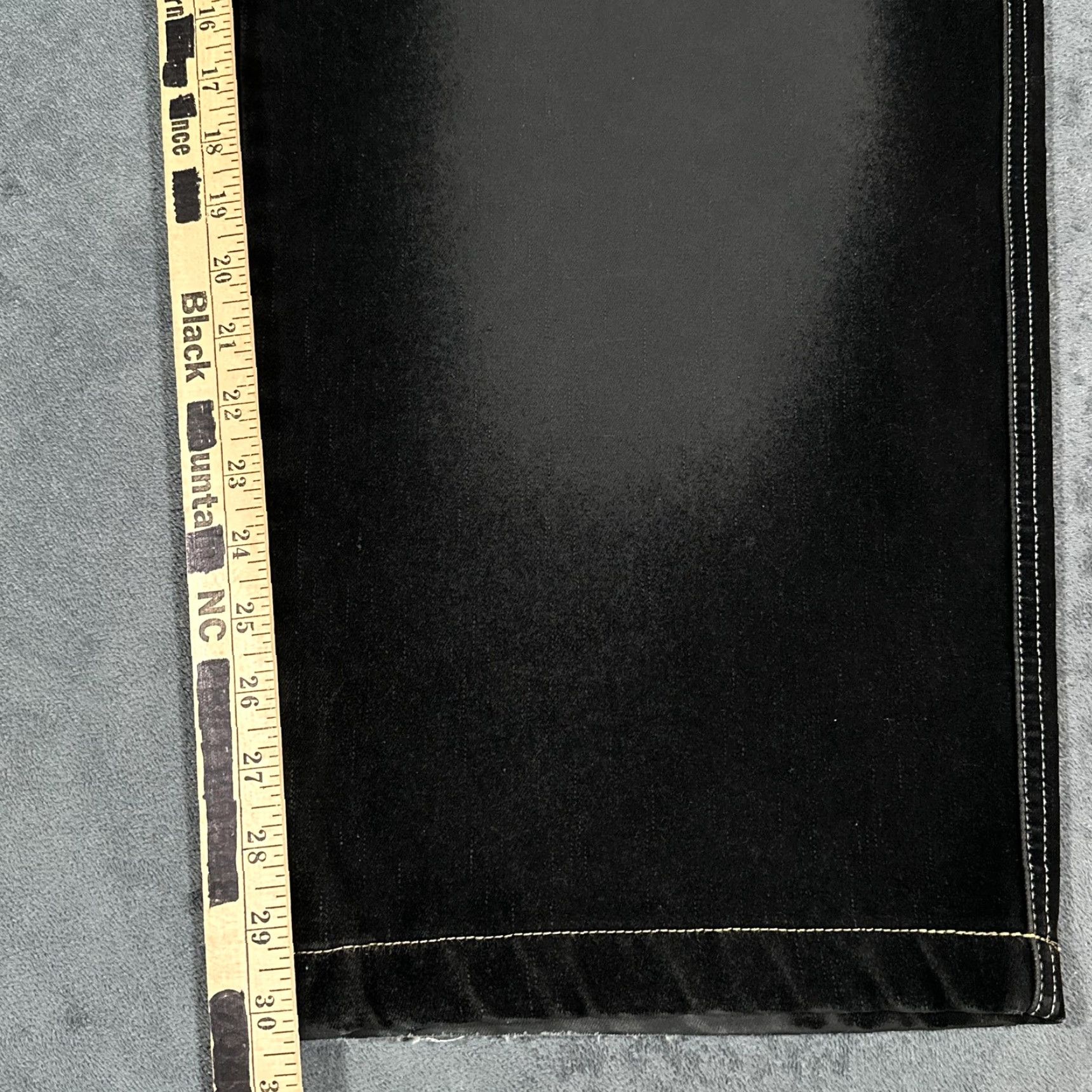 Karl Kani VINTAGE Karl Kani Jeans Mens 44x31 Black Coated Denim Hip Hop 90s 2000s Wide-Leg Relaxed 2X WA Mens Size US 44 / EU 60 - 6 Thumbnail