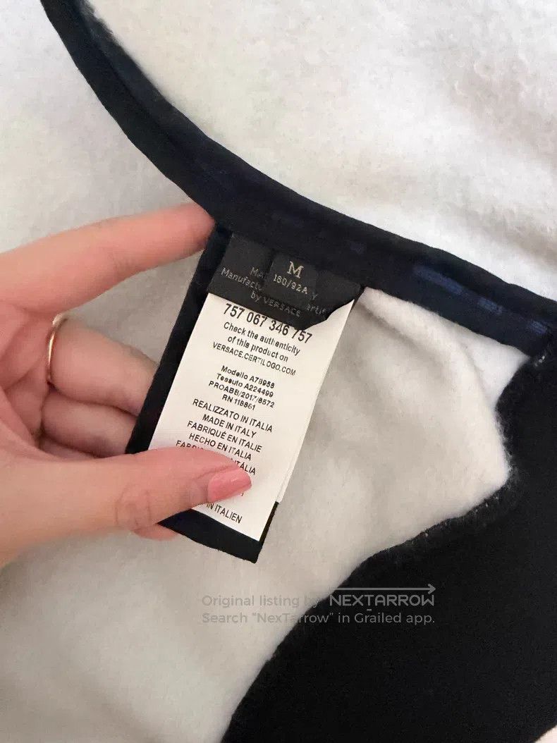 Versace Versace Thin velvet jacket sweatshirt Size US M / EU 48-50 / 2 - 4 Thumbnail