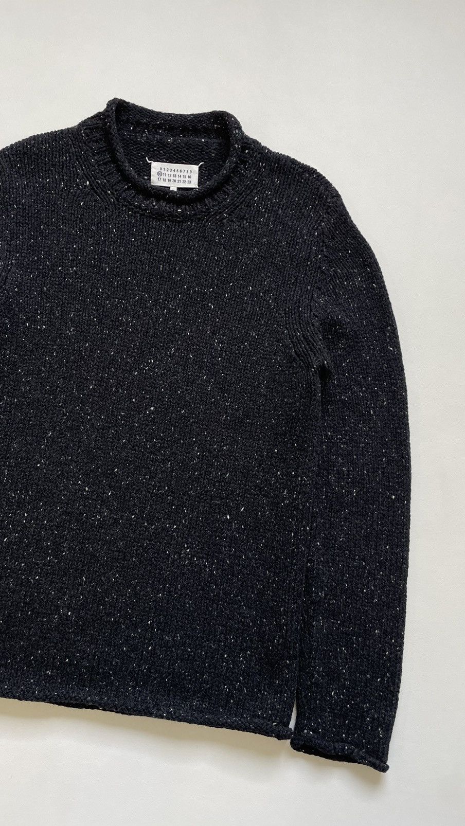 Maison Margiela A/W 17 Rolled Hems Wool Sweater Size US M / EU 48-50 / 2 - 5 Thumbnail