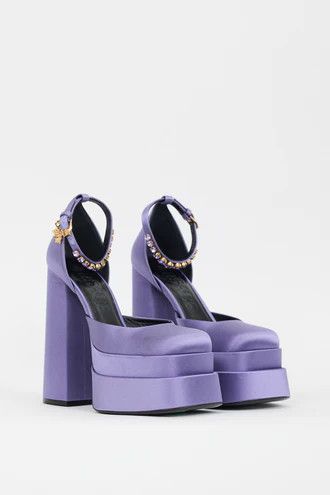 Versace o1y0226 Pumps in Mauve Size US 5 / IT 35 - 2 Thumbnail