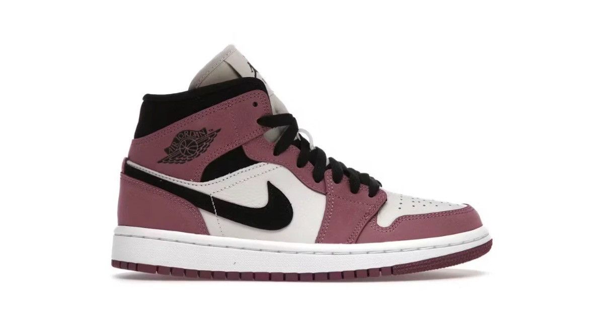 Jordan Brand Jordan 1 Mid SE Light Mulberry (Women's) Size US 7 / EU 40 - 4 Thumbnail