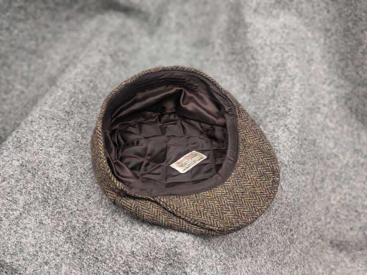 Harris Tweed Wool Flat cap Size ONE SIZE - 9 Thumbnail