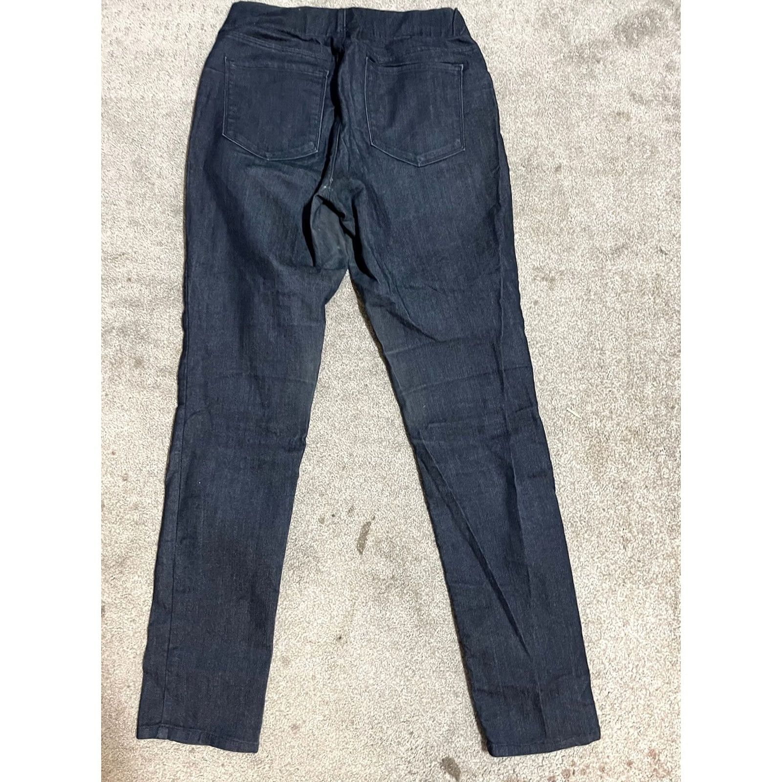 NYDJ NYDJ Jeans Women Sz 4 Dark Blue Denim Pull On High Rise Straight Leg Lift Tuck Size 27" / US 4 / IT 40 - 3 Thumbnail
