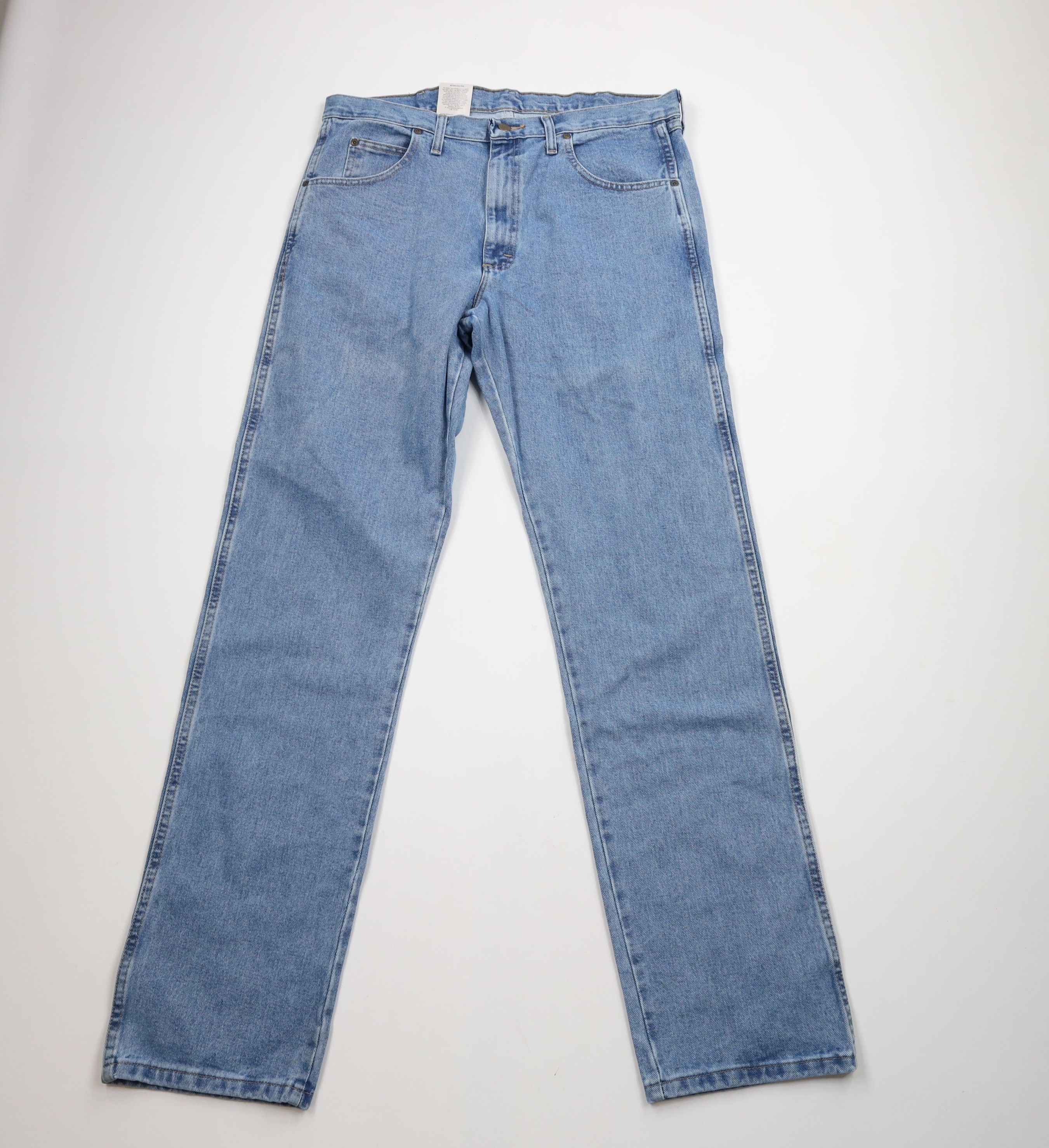 Vintage × Wrangler Deadstock Vintage Y2K Wrangler Fit Denim Jeans Blue Cotton Size US 36 / EU 52 - 1 Thumbnail
