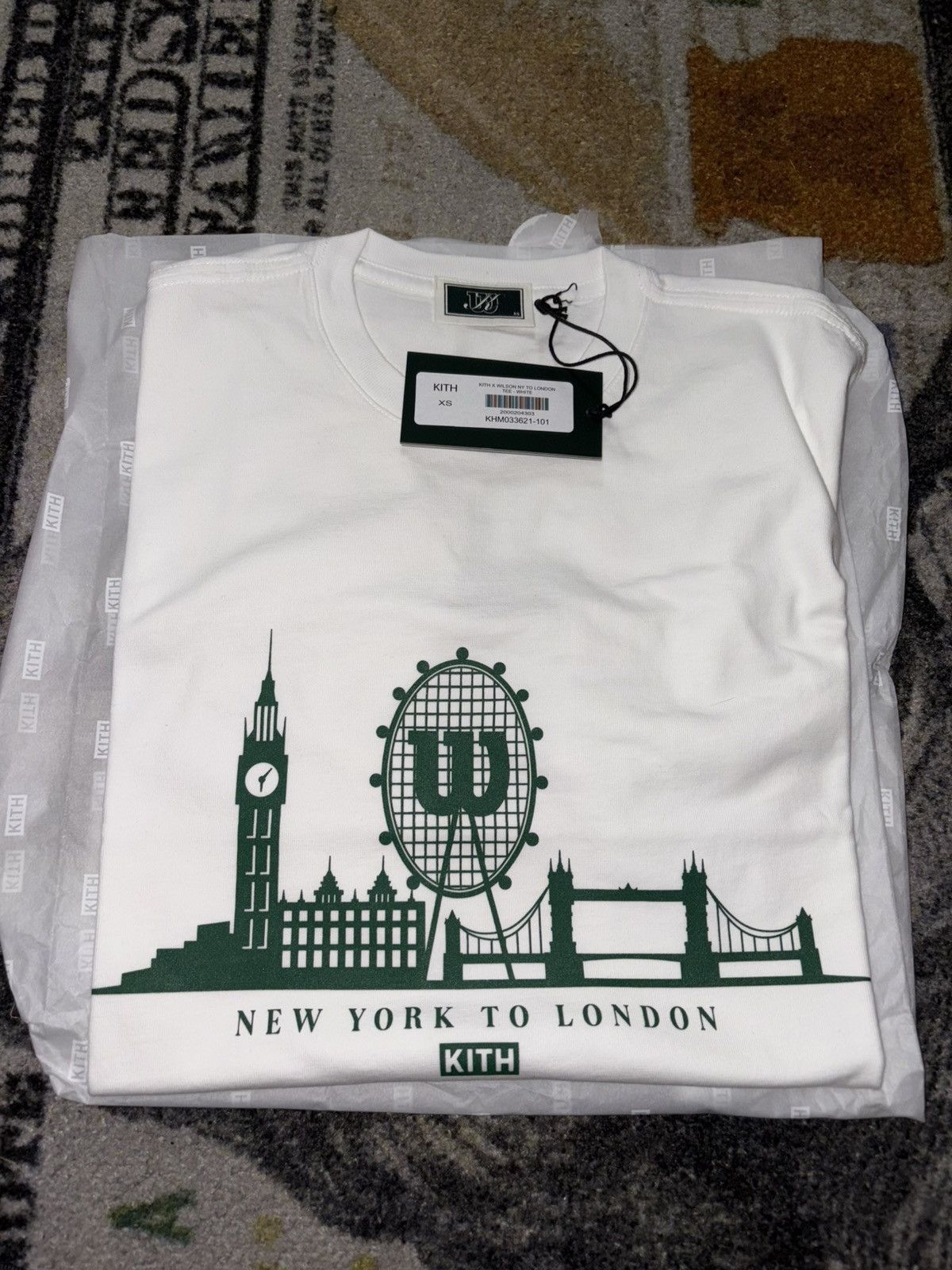 Wilson Kith x Wilson NY to London Tee Size US XS / EU 42 / 0 - 1 Thumbnail