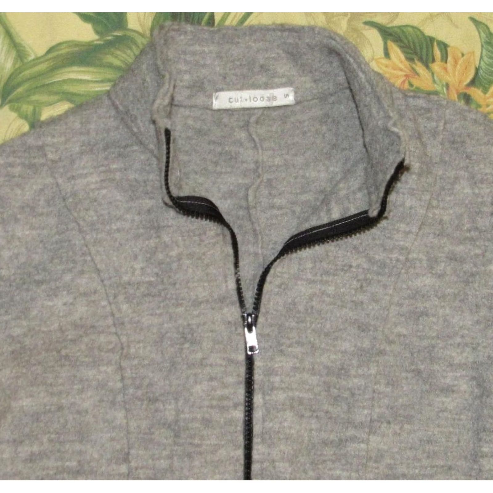 Vintage CUT LOOSE Grey Wool Full Zip Jacket Made In USA Small Women Jacket S Gray Wool Full Zip Made In USA Small Women Size S / US 4 / IT 40 - 2 Thumbnail