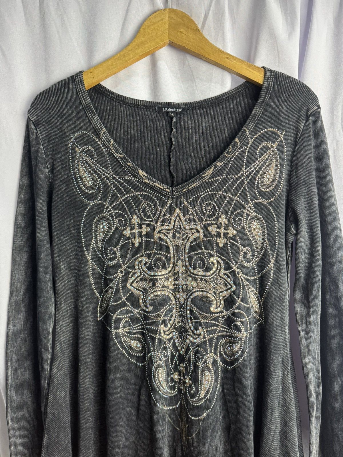 If Six Was Nine × Japanese Brand × Le Grande Bleu (L.G.B.) Archived Japanese Long Sleeve Ifsix Styled Flared Size US M / EU 48-50 / 2 - 4 Thumbnail