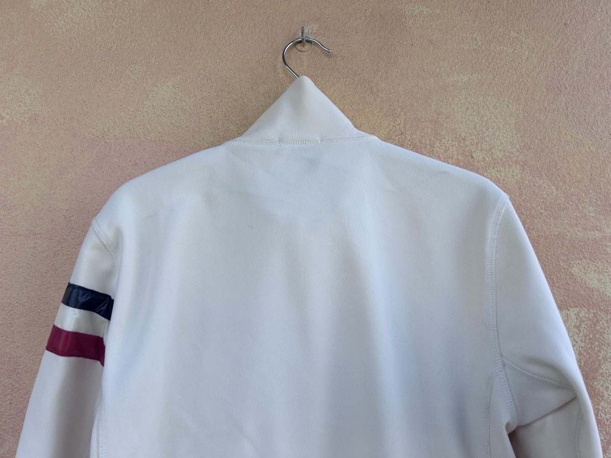 Moncler white striped polyester zip jacket NEW margiela rick owens Size US S / EU 44-46 / 1 - 6 Thumbnail