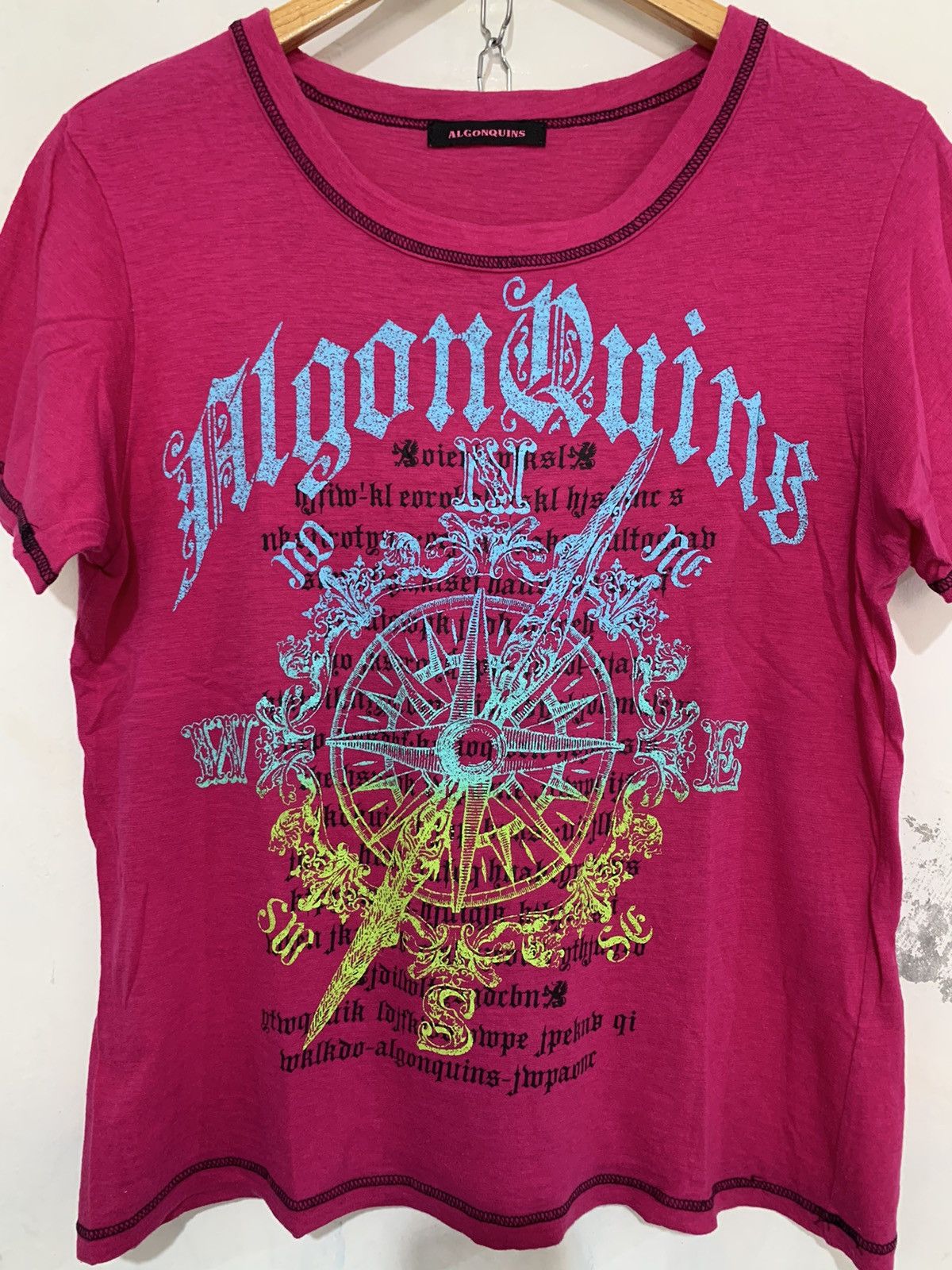 If Six Was Nine × Japanese Brand × Seditionaries Algonquins poem slub yarn t shirt Size US S / EU 44-46 / 1 - 3 Thumbnail