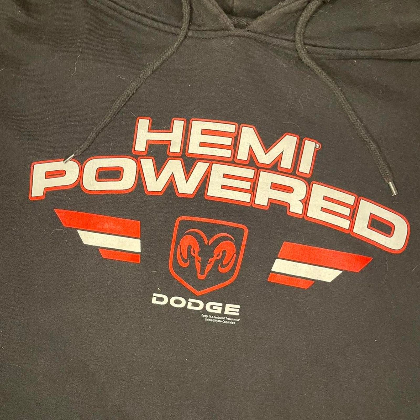 Vintage Y2k Dodge Hemi Powered Car Hoodie Size US XL / EU 56 / 4 - 2 Thumbnail