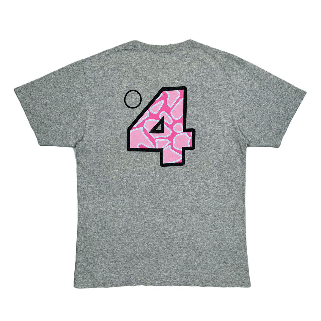 Stussy Stussy - Pink Tribal Head Graphic Tee - Grey - M Size US M / EU 48-50 / 2 - 2 Thumbnail