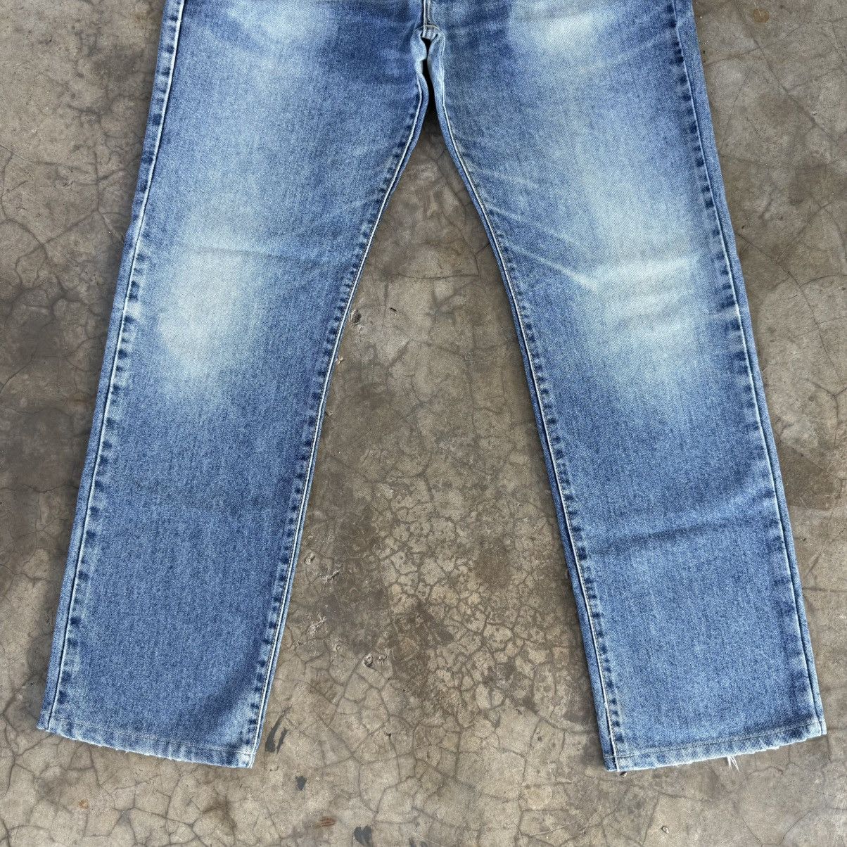 Edwin Vintage Edwin 403 Faded Mud Washer Denim Jean Pants Size US 34 / EU 50 - 3 Thumbnail