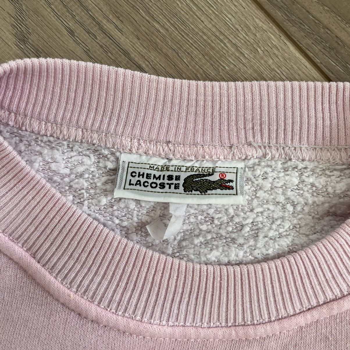 Lacoste Lacoste Vintage Comfy Baby Pink Sweatshirt Size US L / EU 52-54 / 3 - 4 Thumbnail