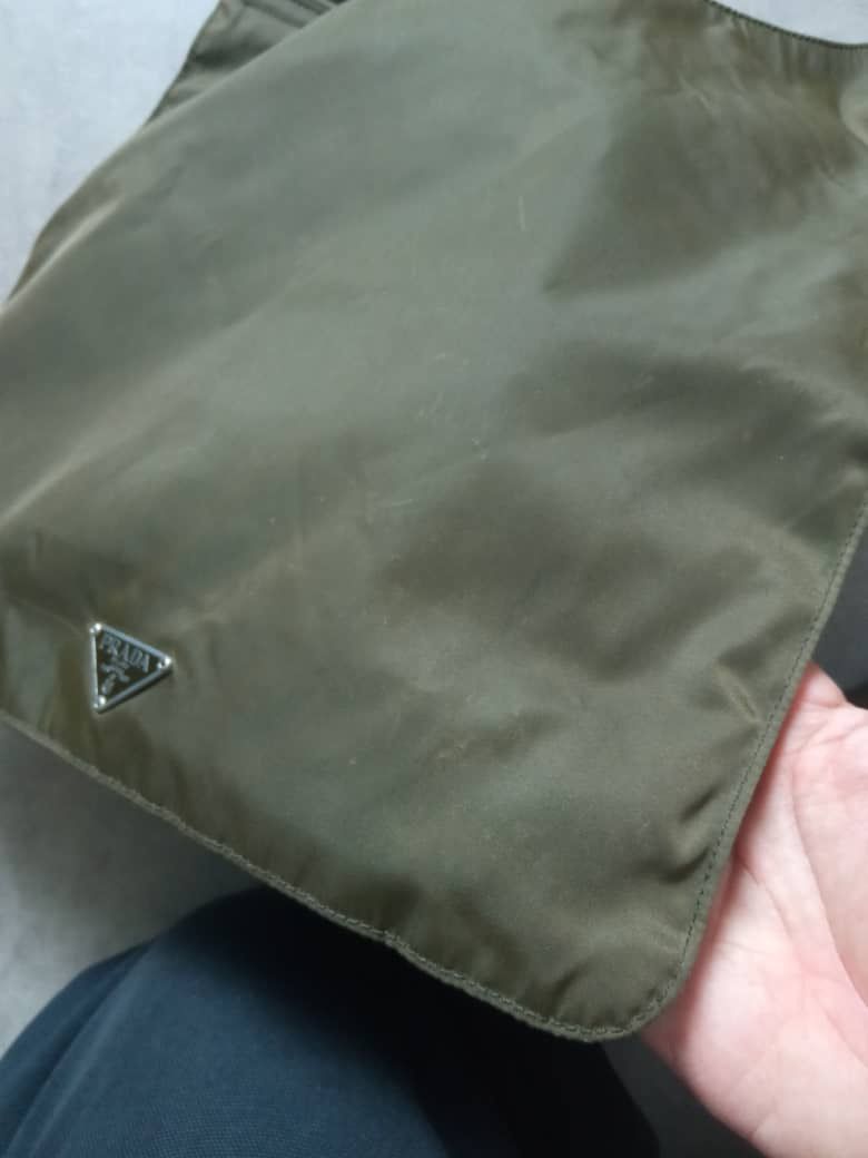 Prada PRADA NYLON MESSENGER BAG IN GREEN ARMY Size ONE SIZE - 12 Thumbnail