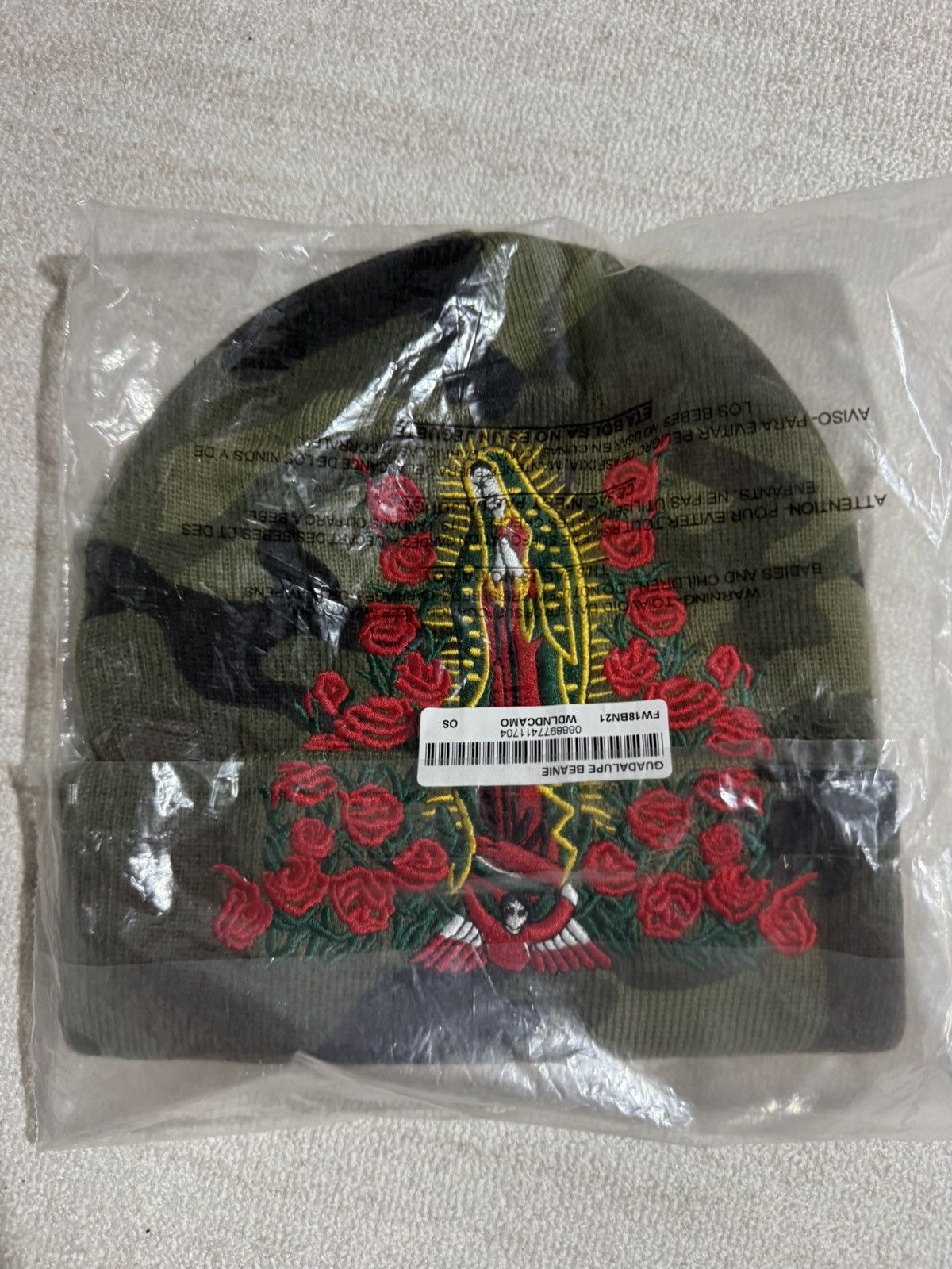 Supreme Guadalupe beanie Size ONE SIZE - 2 Thumbnail