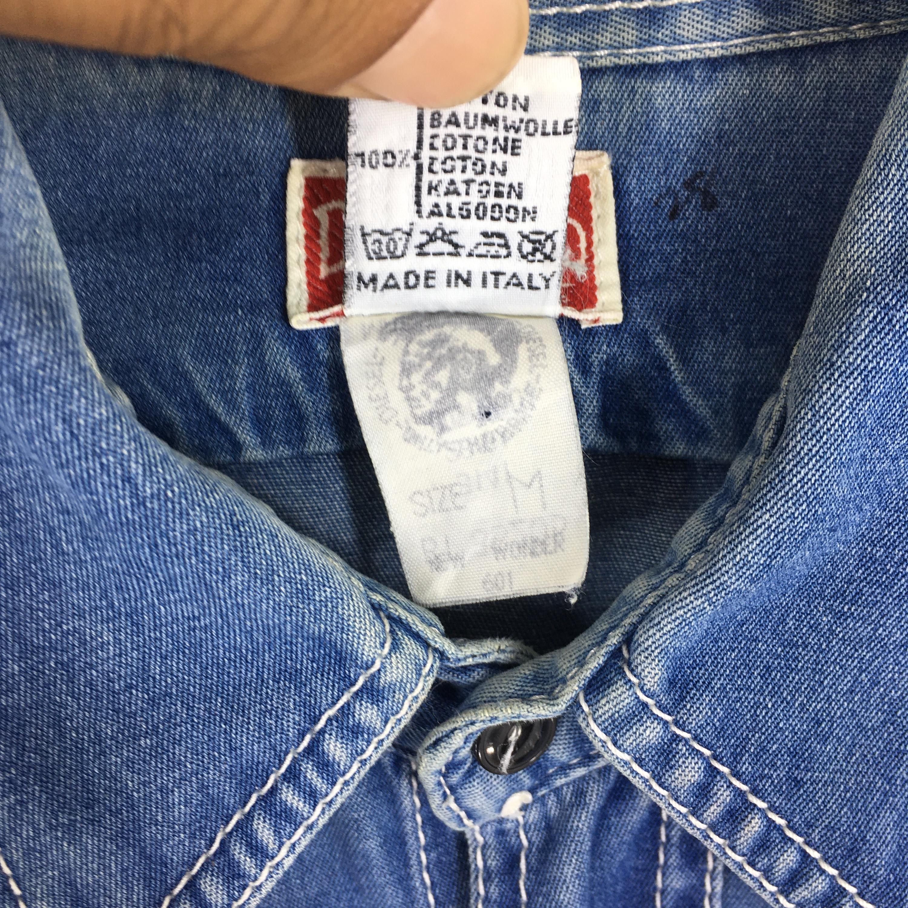 Diesel Vintage Diesel Workwear Denim Shirt Medium Size US M / EU 48-50 / 2 - 6 Thumbnail