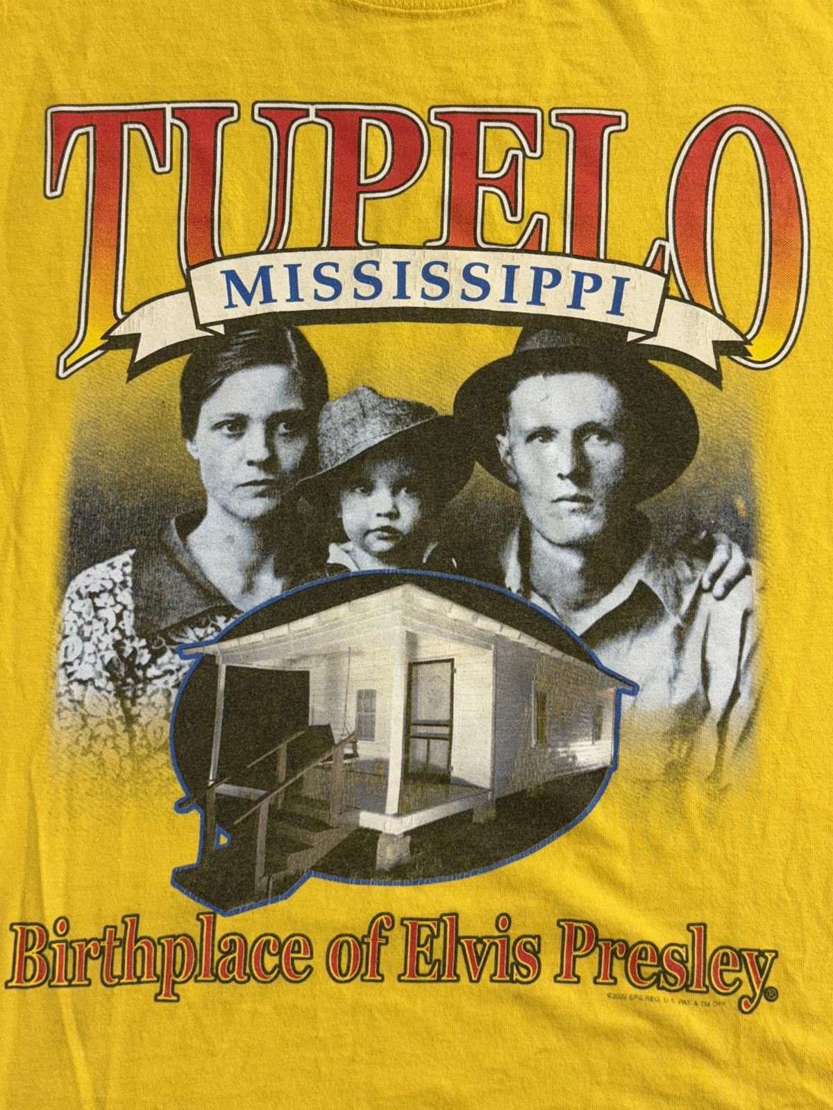 Delta Birthplace of Elvis Presley T-shirt Tupelo Mississippi - M Size US M / EU 48-50 / 2 - 4 Thumbnail