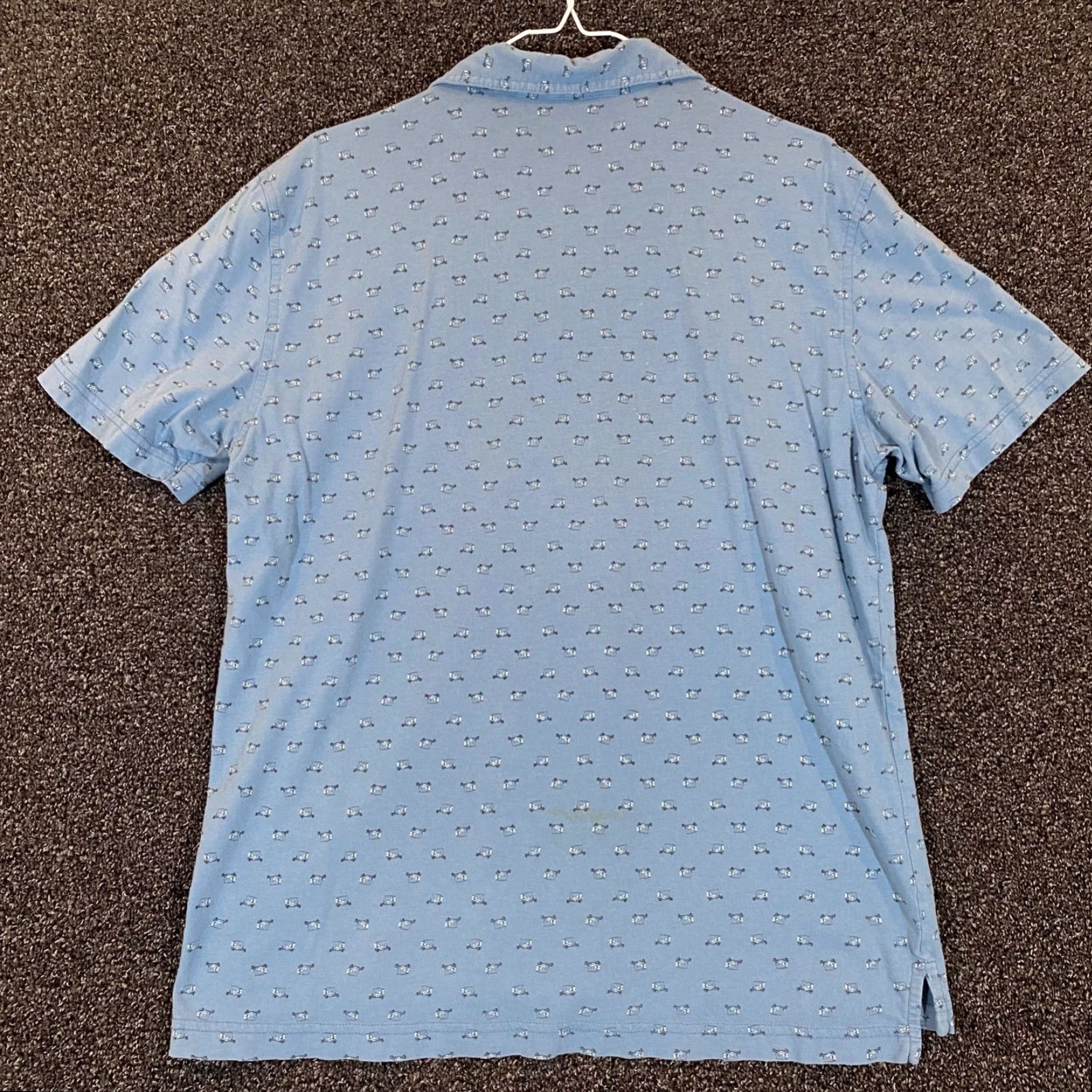 Southern Proper VINTAGE Southern Proper Polo Men Medium Short Sleeve Solid Blue Golf Shirt Casual Activewear Size US M / EU 48-50 / 2 - 7 Thumbnail
