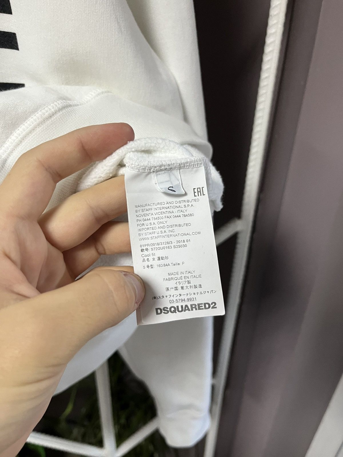 Dsquared2 Dsquared White "Be Cool Be Nice" Hoodie Size US S / EU 44-46 / 1 - 6 Thumbnail