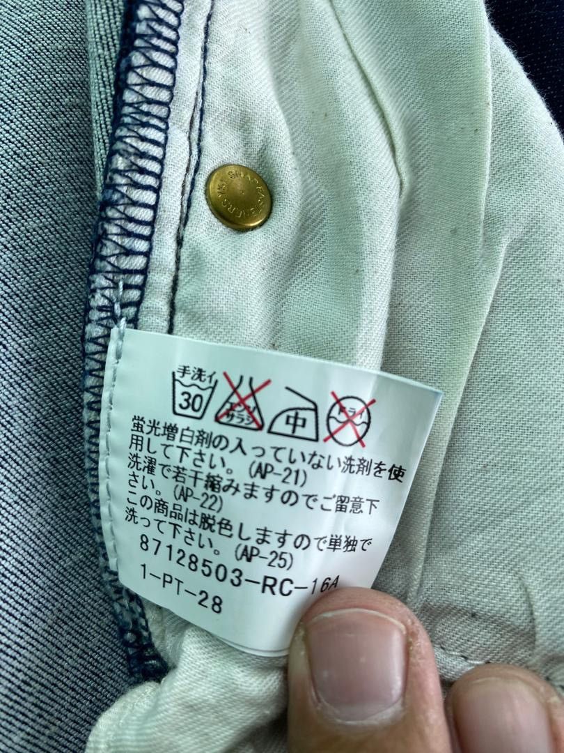 Japanese Brand Vtg 90s japanese brand distressed design skinny denim Size US 29 - 10 Thumbnail