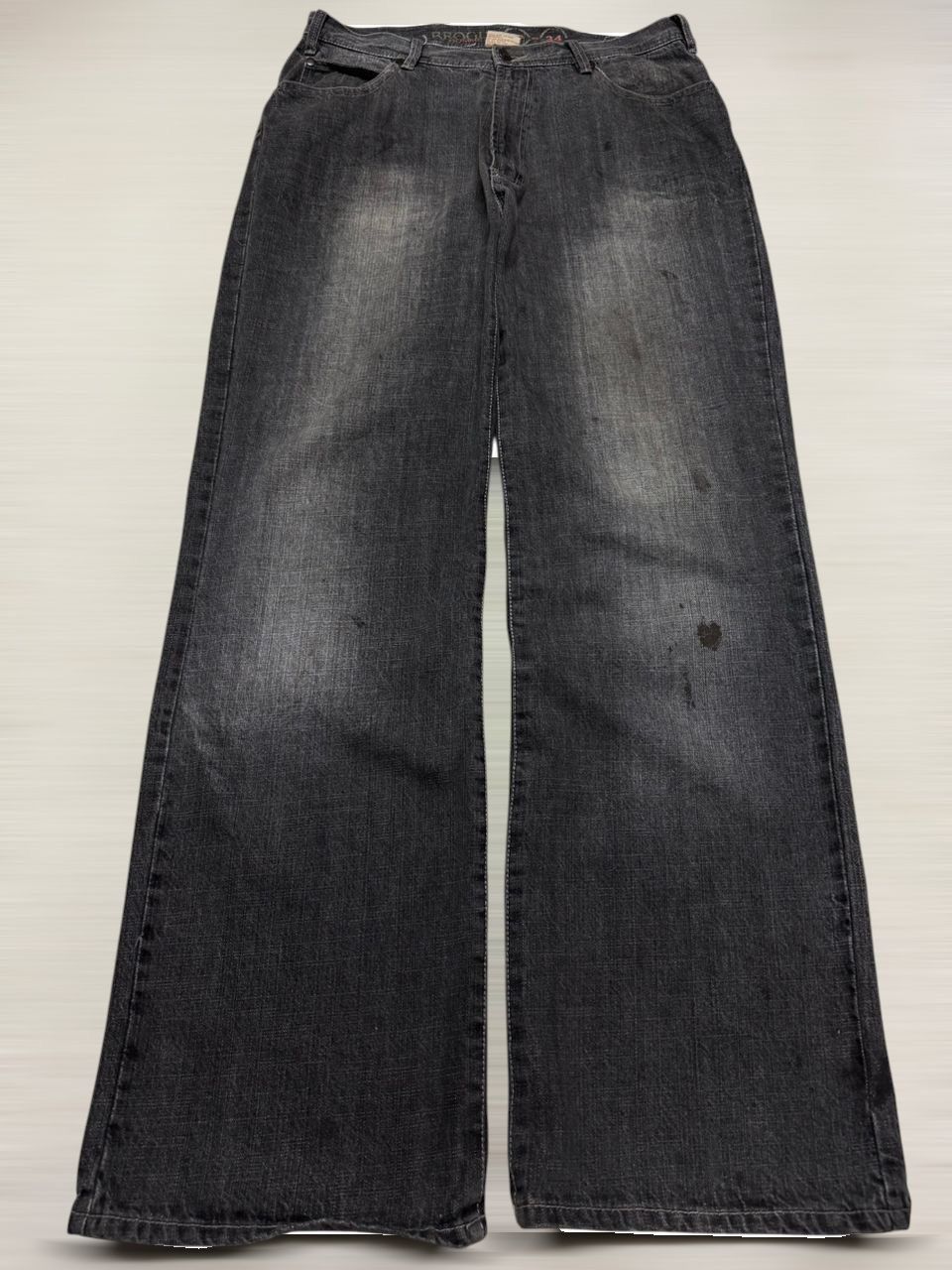 Japanese Brand VINTAGE 2000s BROGUE HOMME BAGGY JNCO FUBU HIPHOP STYLE Size US 32 / EU 48 - 1 Thumbnail