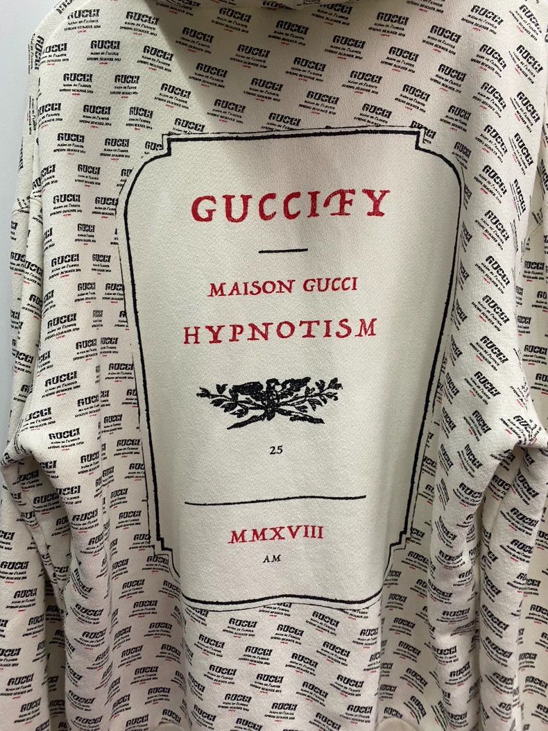 Gucci Gucci Full-print hooded sweatshirt 2502-Nextarrow Size US M / EU 48-50 / 2 - 3 Thumbnail