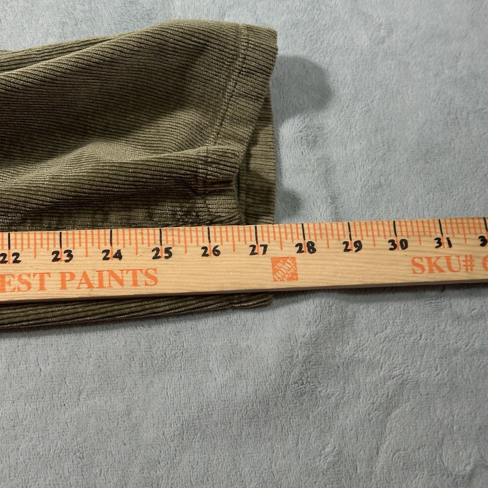 Anthropologie Pilcro Wanderer Double Knee Corduroy Pants Hamilton Boho Y2k Size 26" / US 2 / IT 38 - 14 Thumbnail