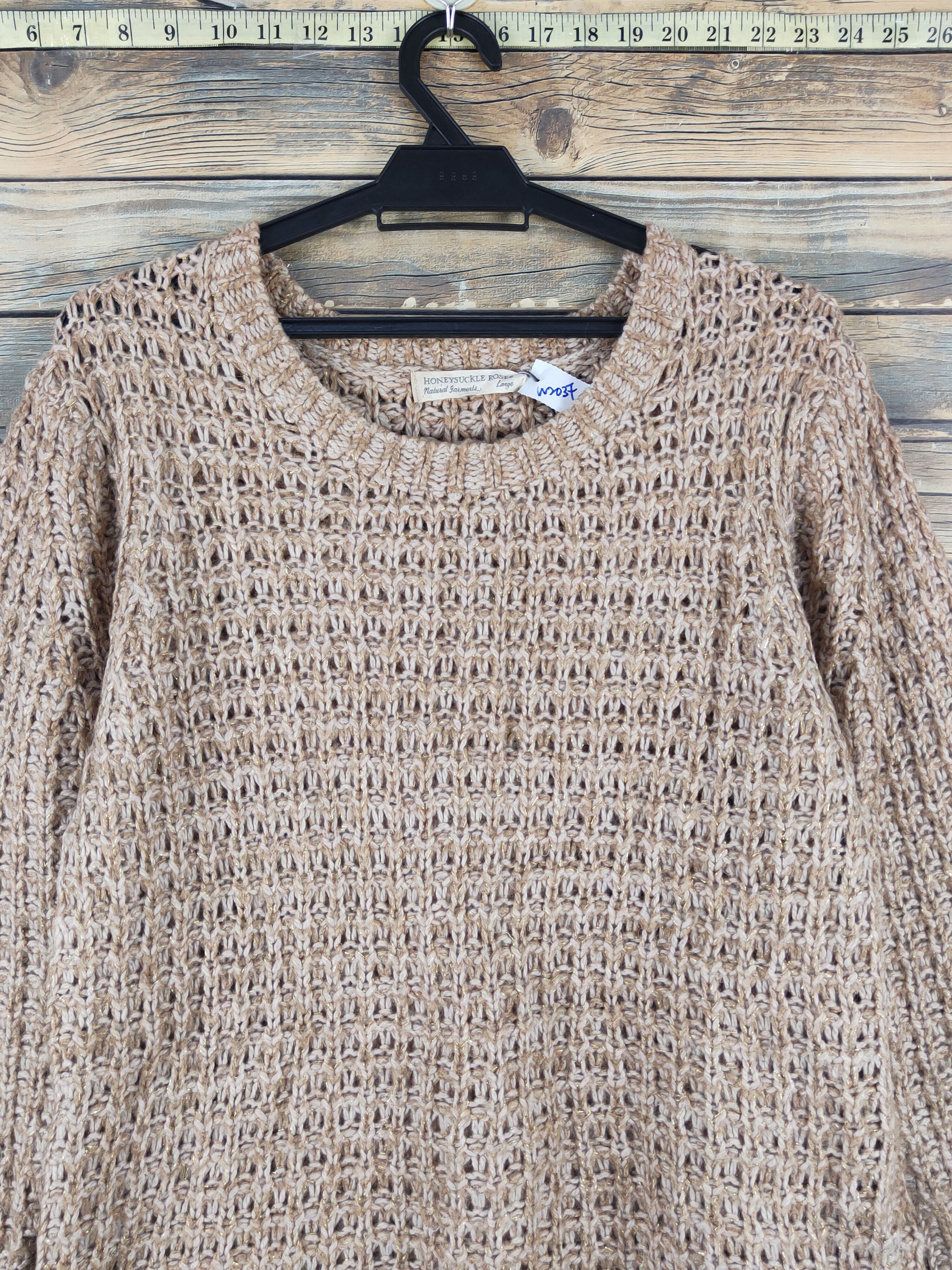 Japanese Brand × Vintage Honeysuckle Rose Brown Knitwear Sweatshirts #W2037 Size L / US 10 / IT 46 - 2 Thumbnail