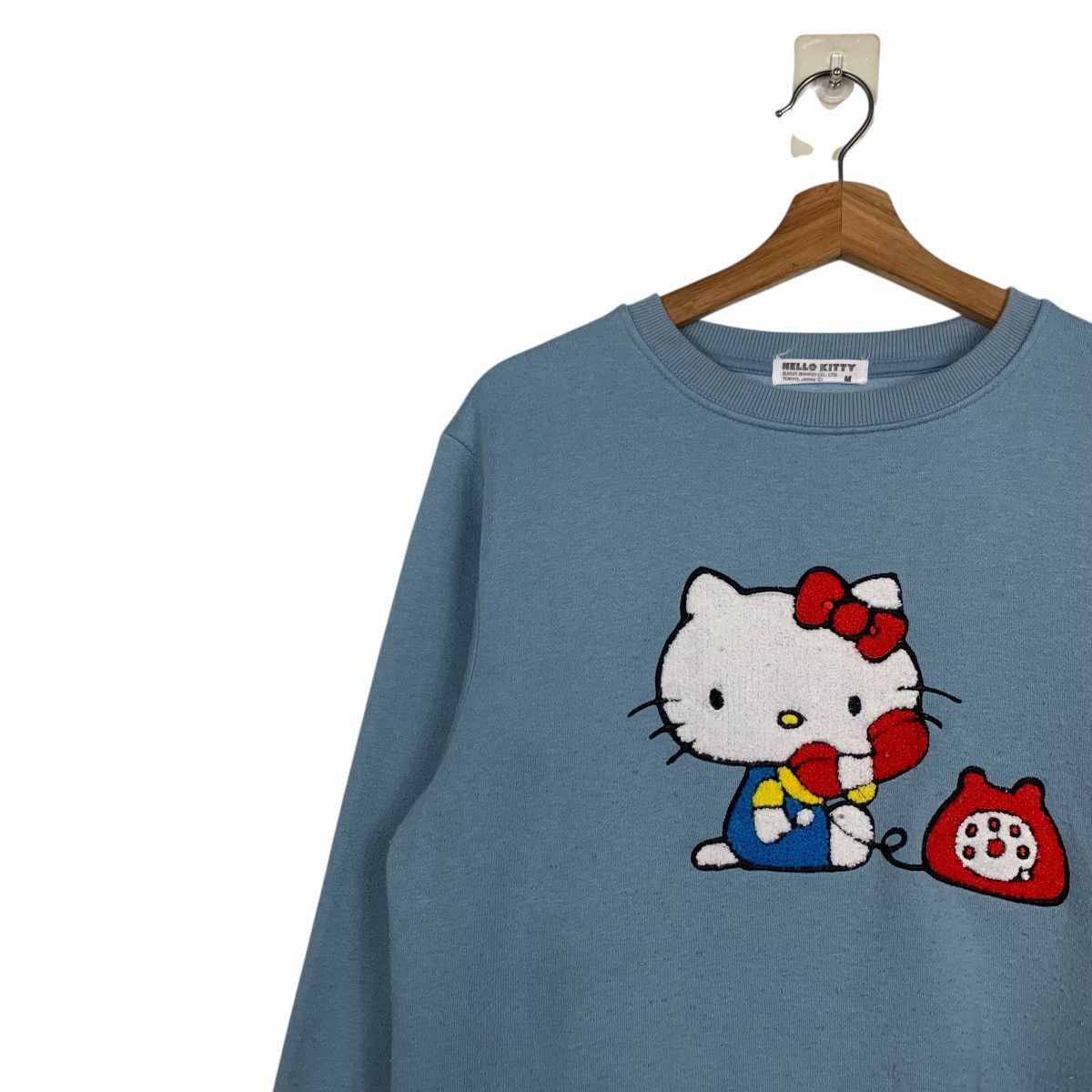 Cartoon Network HELLO KITTY Big Logo Crewneck Sweatshirts #1683-C75 Size M / US 6-8 / IT 42-44 - 6 Thumbnail