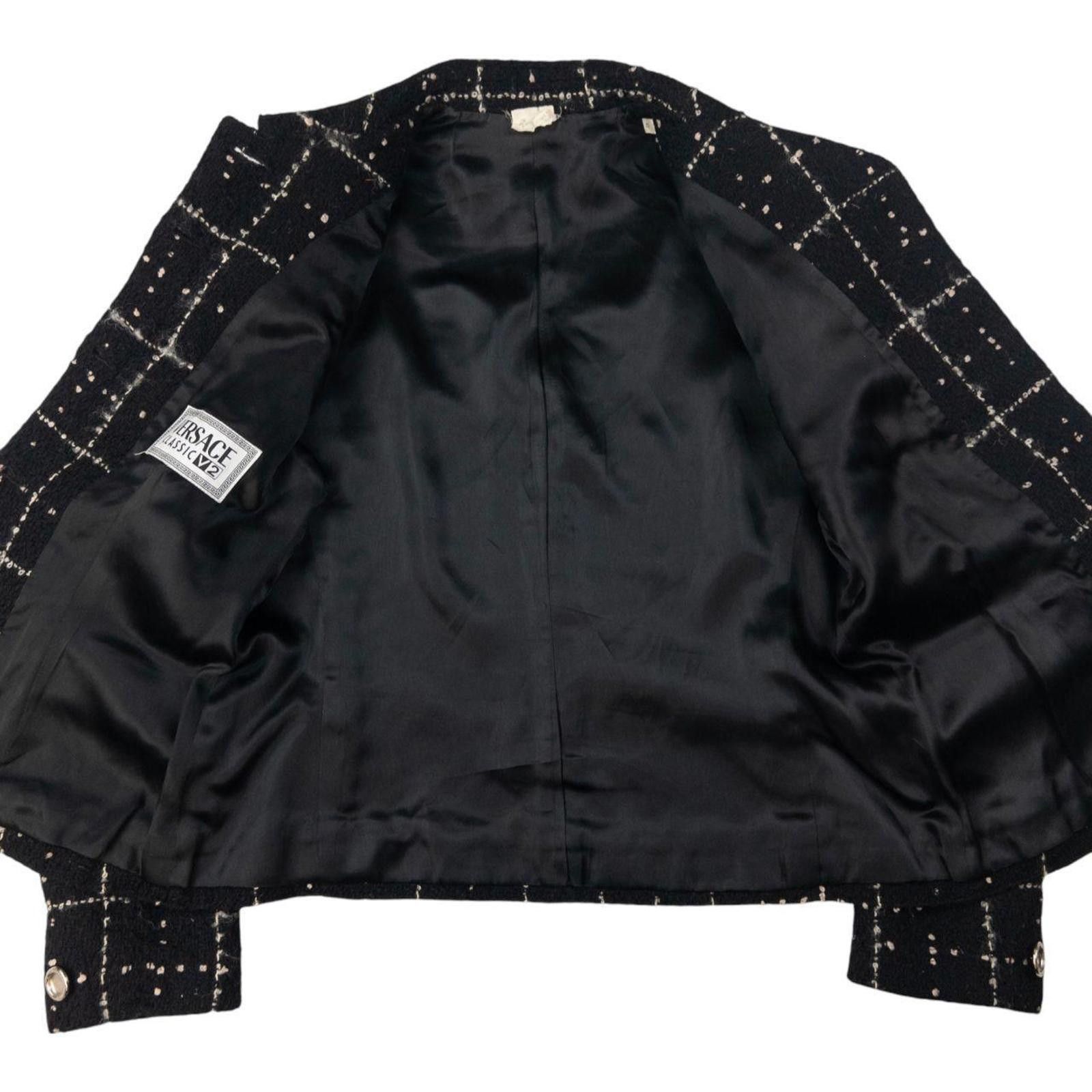 Versace Vintage Versace Classic V2 Wool Jacket Womens Size S Size S / US 4 / IT 40 - 5 Thumbnail