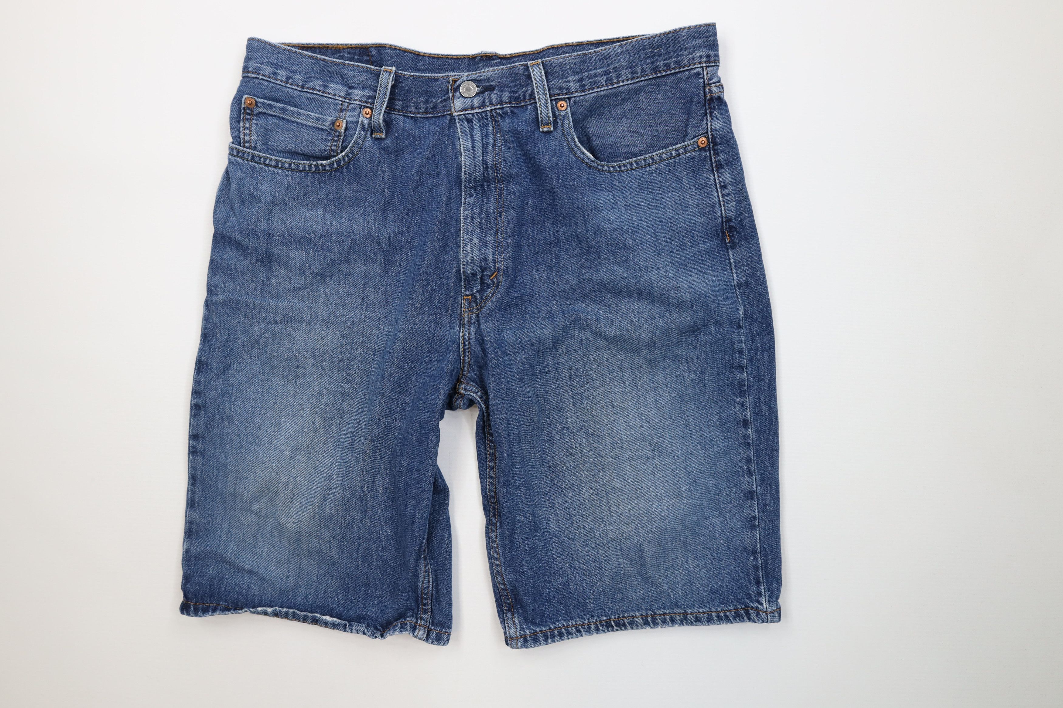 Levi's Vintage Y2K Levi 469 Loose Fit Baggy Denim Jean Shorts Size US 36 / EU 52 - 1 Thumbnail