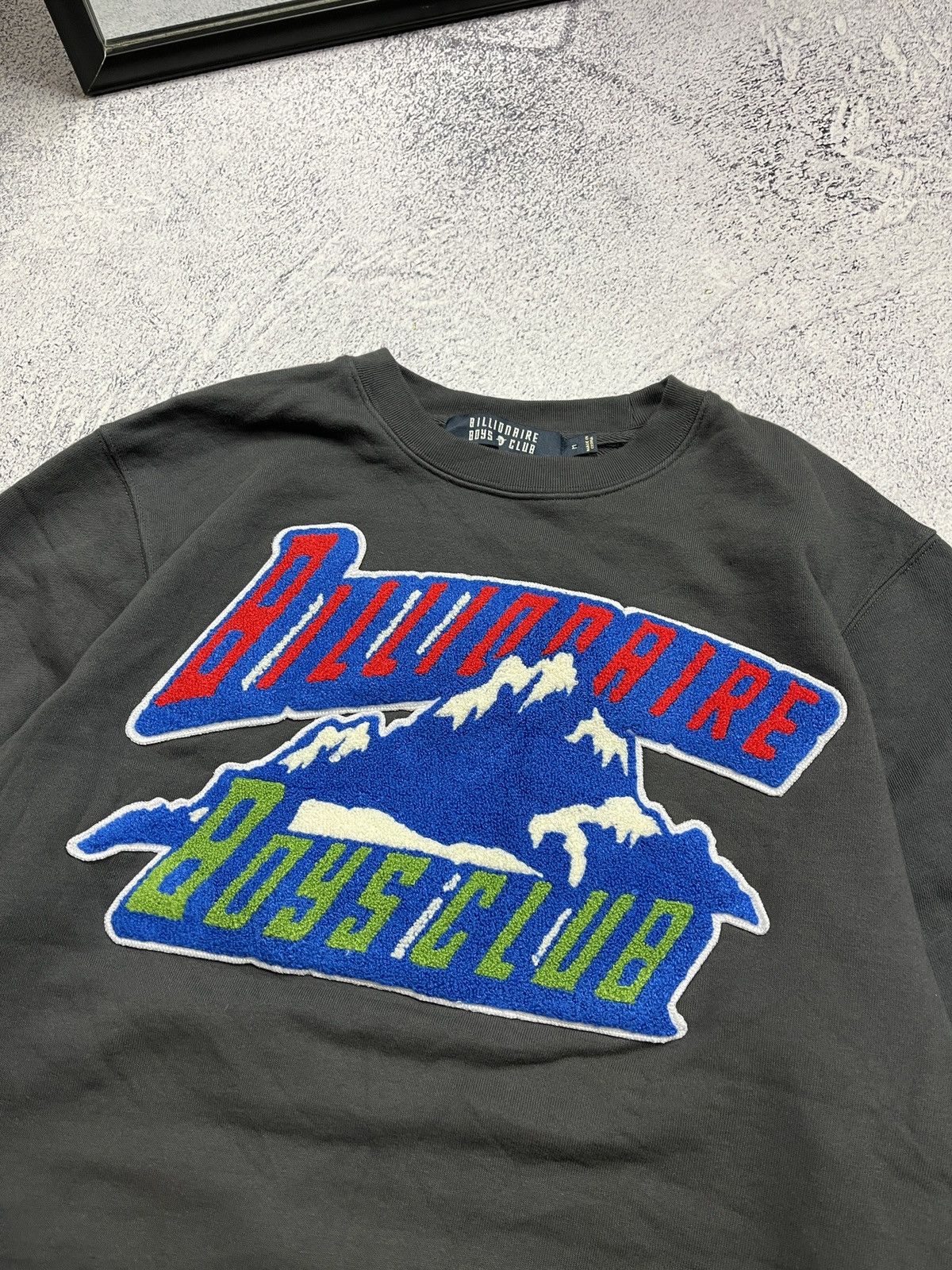 Billionaire Boys Club Billionaire Boys Club Mountain Spellout Crewneck Sweatshirt Size US M / EU 48-50 / 2 - 7 Thumbnail