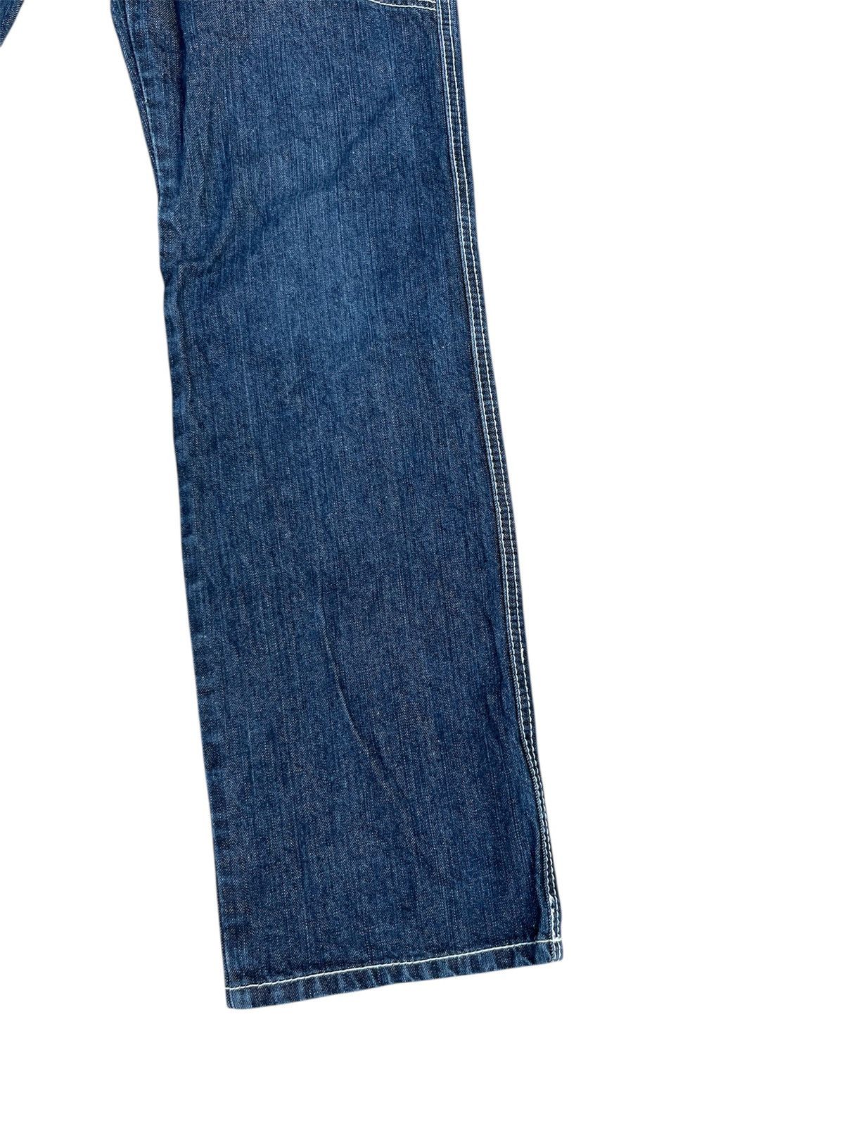 Japanese Brand 🔥VERY RARE🔥BACK RUSH Punk Triple Waist Denim Size US 28 / EU 44 - 4 Thumbnail